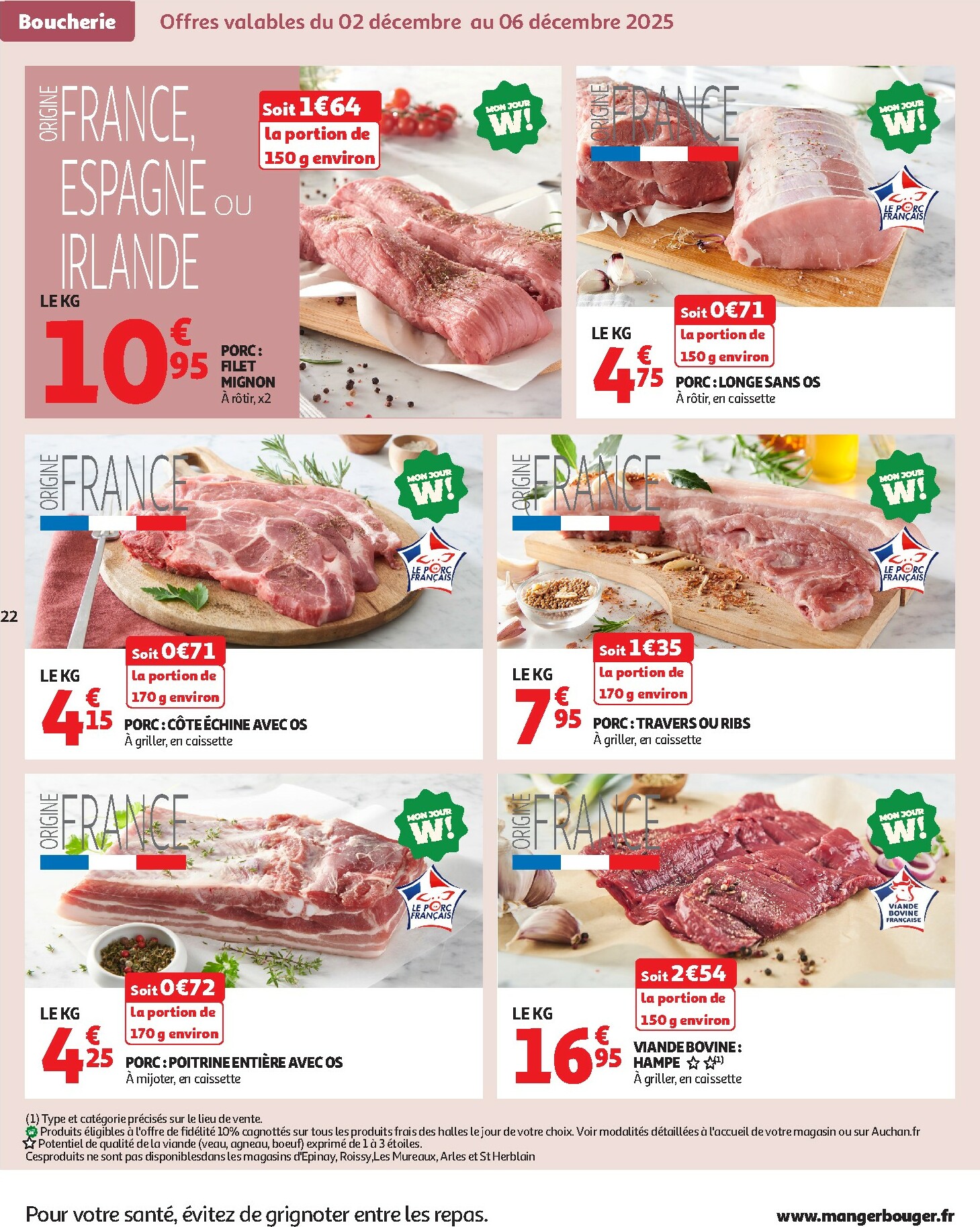 auchan - De Auchan - Les prix bas qui font du bien au quotidien folder geldig vanaf 02/12 t/m 07/12 - page: 22