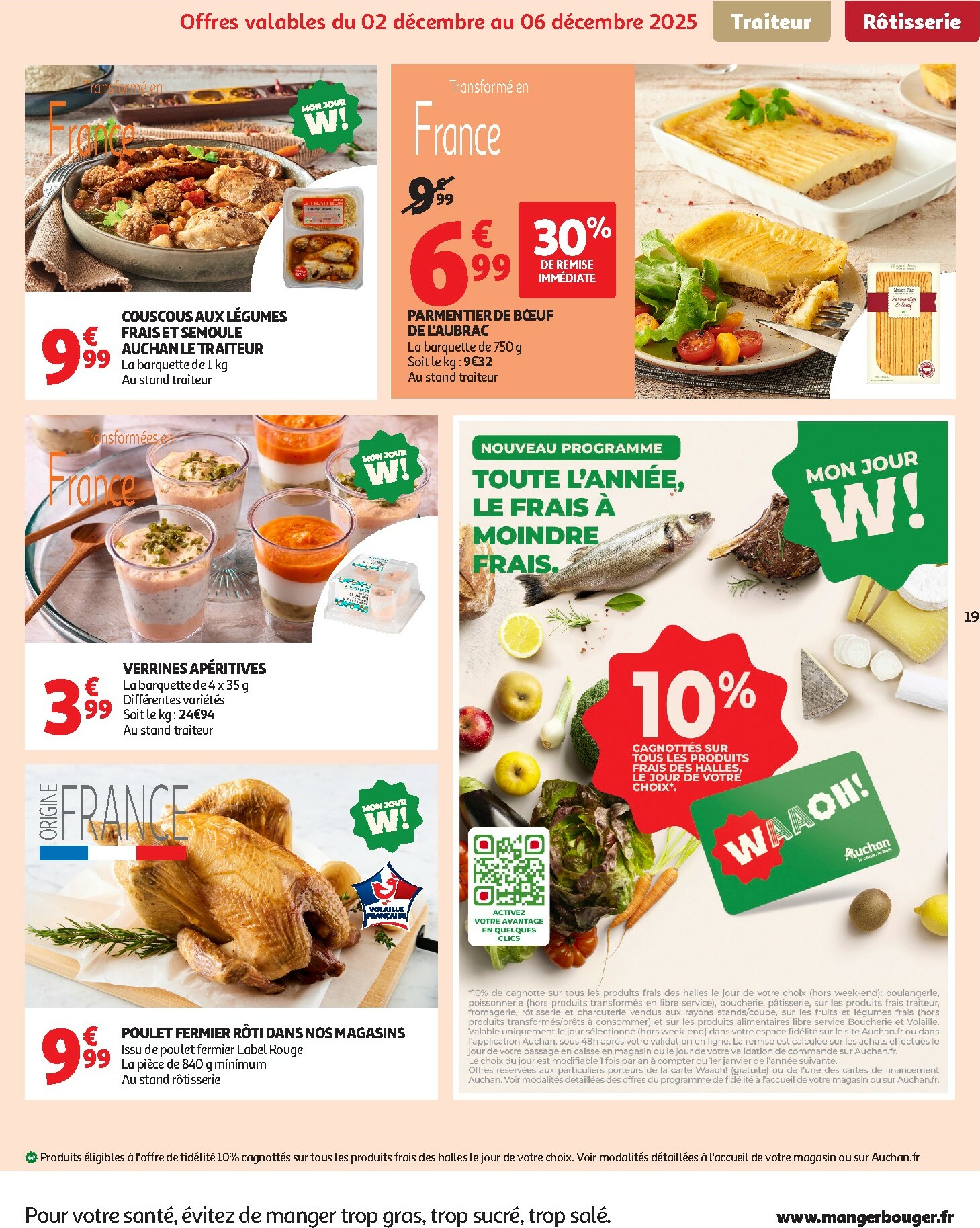 auchan - De Auchan - Les prix bas qui font du bien au quotidien folder geldig vanaf 02/12 t/m 07/12 - page: 19