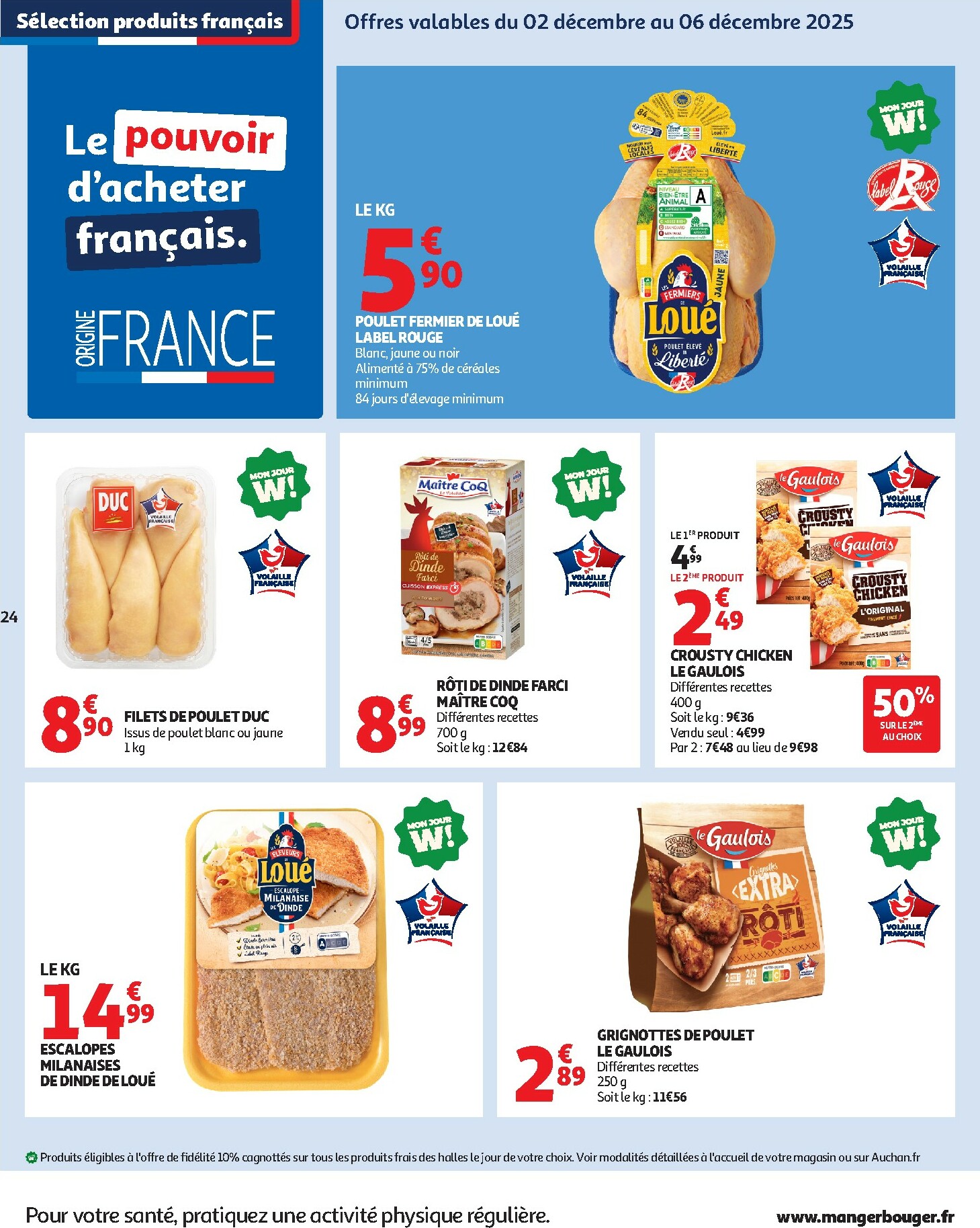 auchan - De Auchan - Les prix bas qui font du bien au quotidien folder geldig vanaf 02/12 t/m 07/12 - page: 24