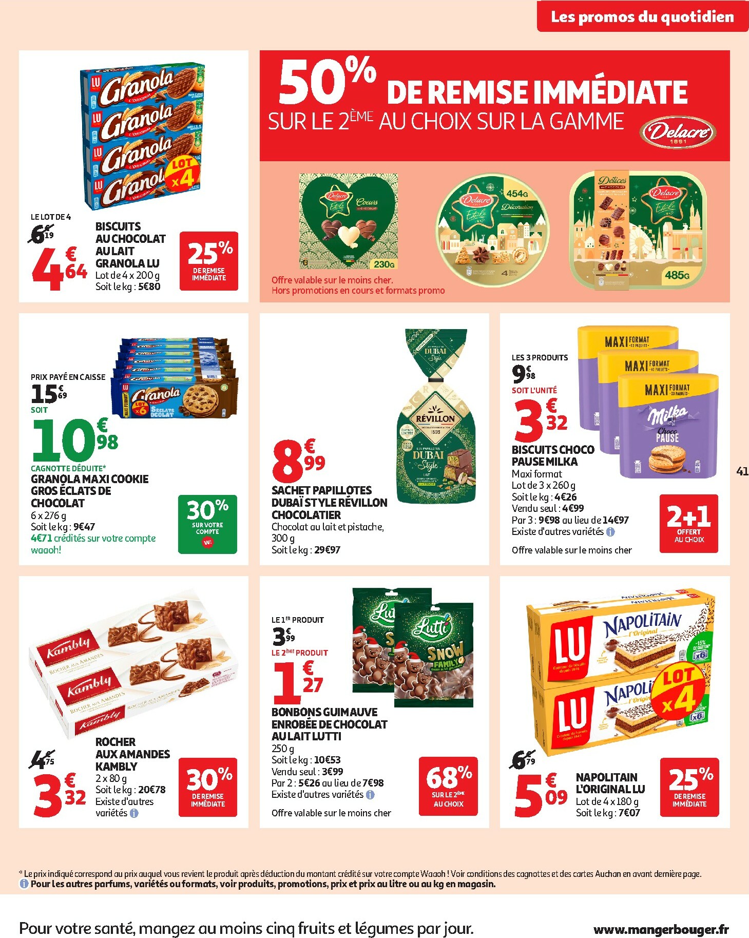 auchan - De Auchan - Les prix bas qui font du bien au quotidien folder geldig vanaf 02/12 t/m 07/12 - page: 41
