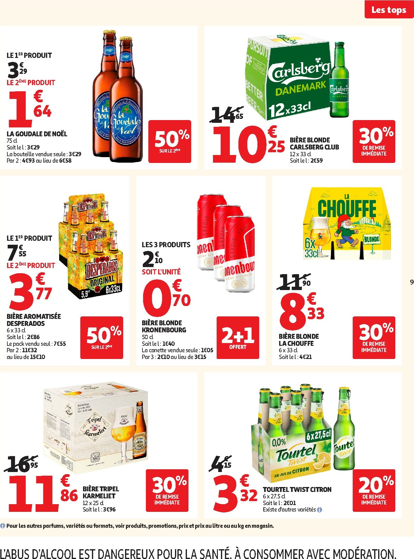 auchan - De Auchan - Des prix aussi bas, c'est le Top dans votre super folder geldig vanaf 25/11 t/m 06/12 - page: 9