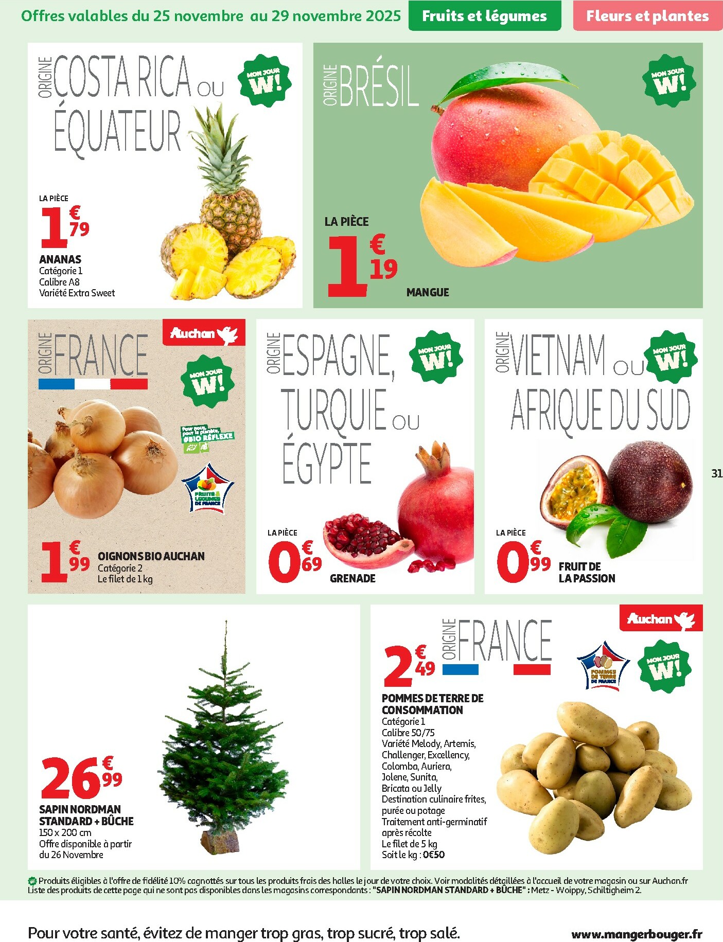 auchan - De Auchan - Des prix aussi bas, c'est le Top dans votre super folder geldig vanaf 25/11 t/m 06/12 - page: 31