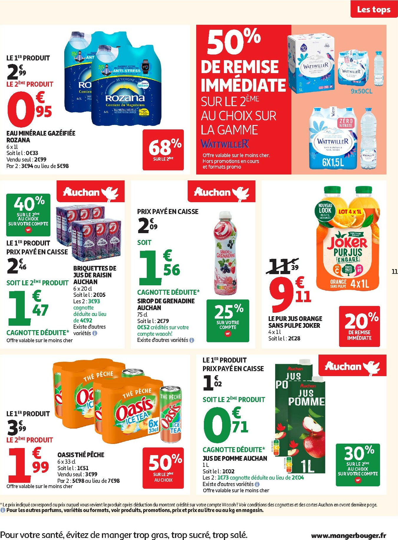 auchan - De Auchan - Des prix aussi bas, c'est le Top dans votre super folder geldig vanaf 25/11 t/m 06/12 - page: 11