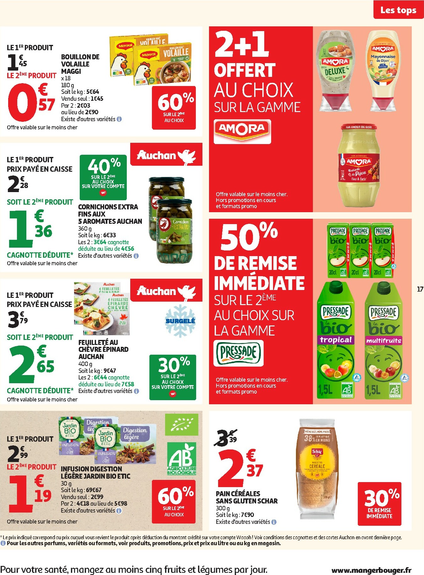 auchan - De Auchan - Des prix aussi bas, c'est le Top dans votre super folder geldig vanaf 25/11 t/m 06/12 - page: 17