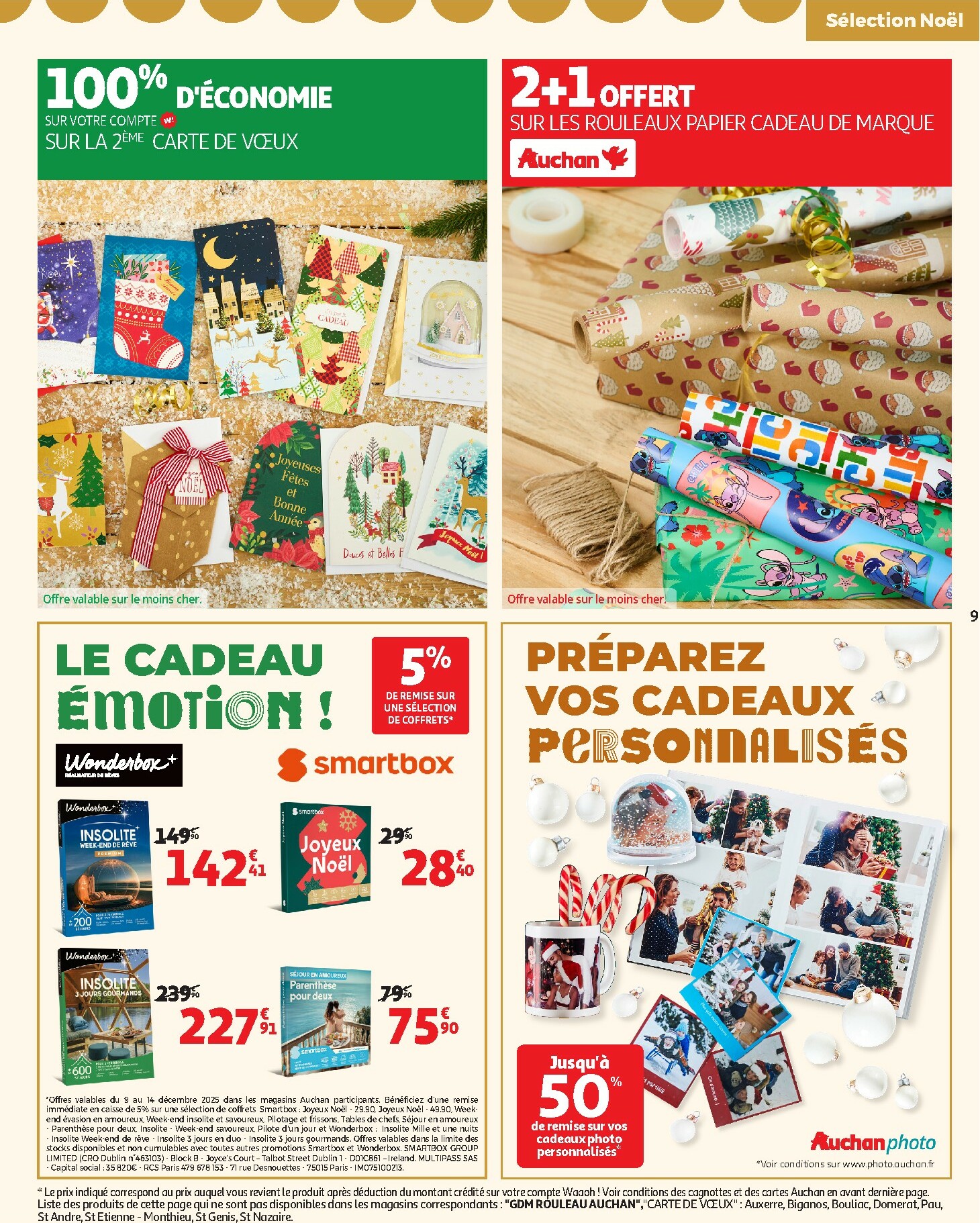 auchan - De Auchan - Des petits prix, on en a plein dans nos filets folder geldig vanaf 09/12 t/m 14/12 - page: 9