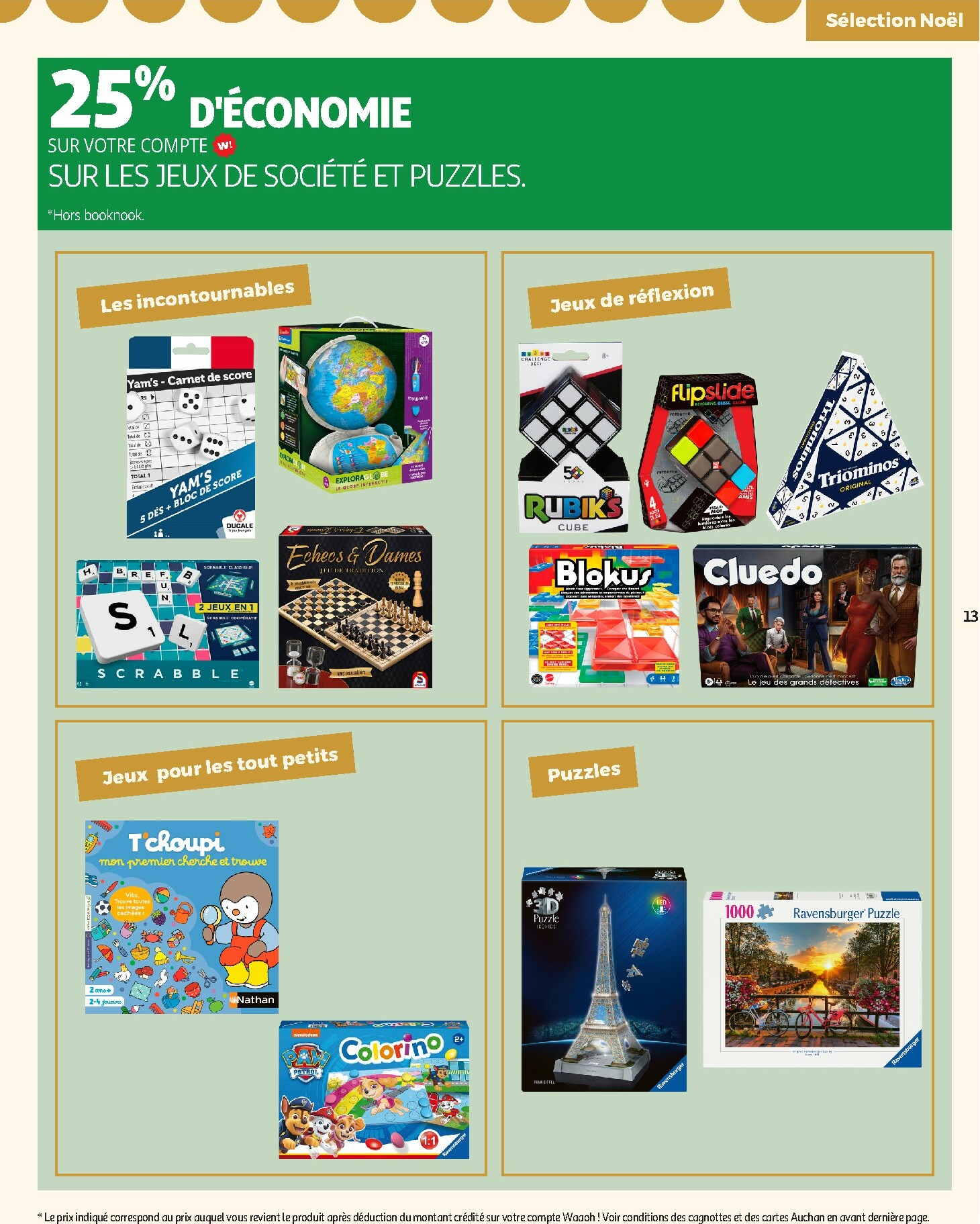 auchan - De Auchan - Des petits prix, on en a plein dans nos filets folder geldig vanaf 09/12 t/m 14/12 - page: 13