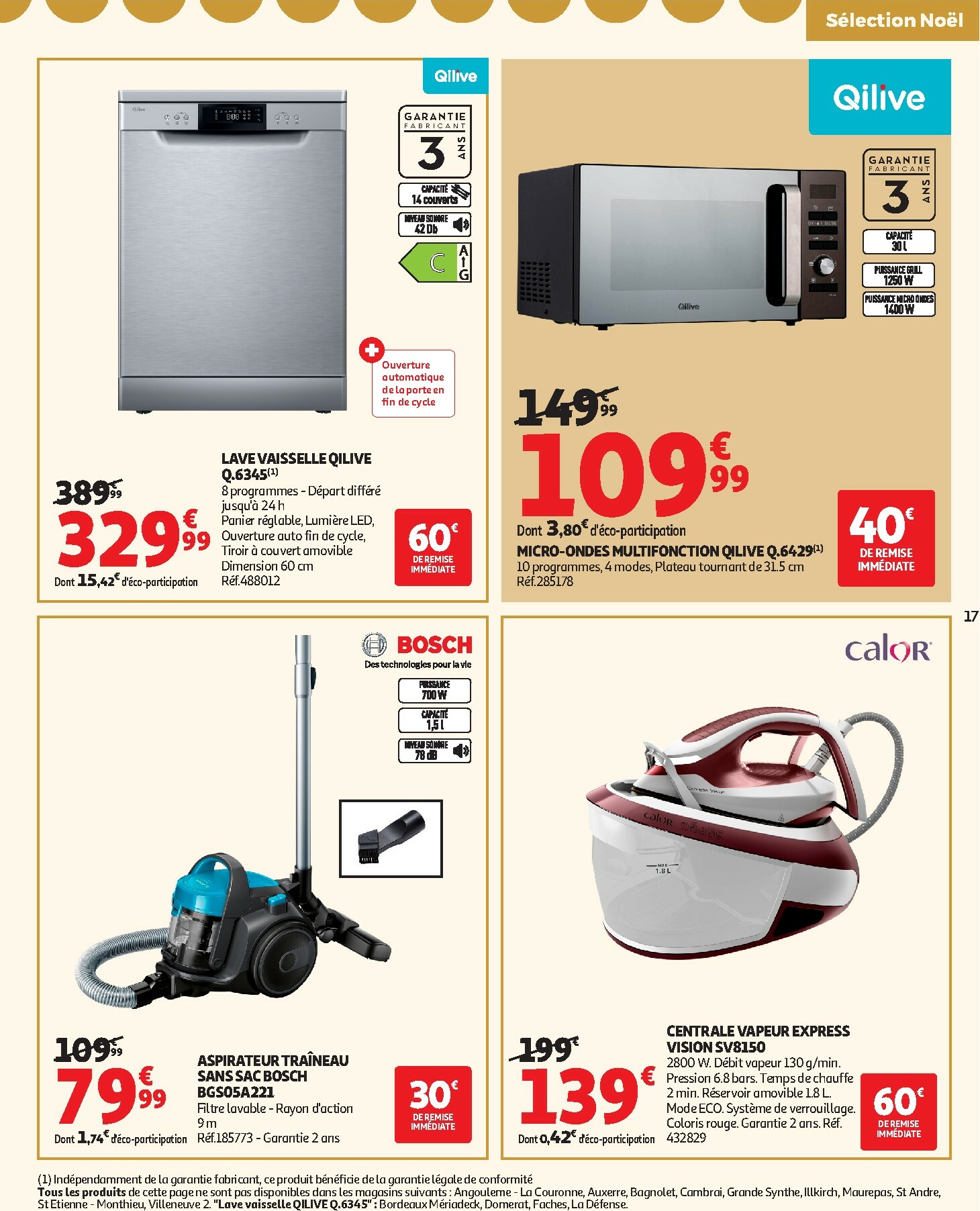 auchan - De Auchan - Des petits prix, on en a plein dans nos filets folder geldig vanaf 09/12 t/m 14/12 - page: 17