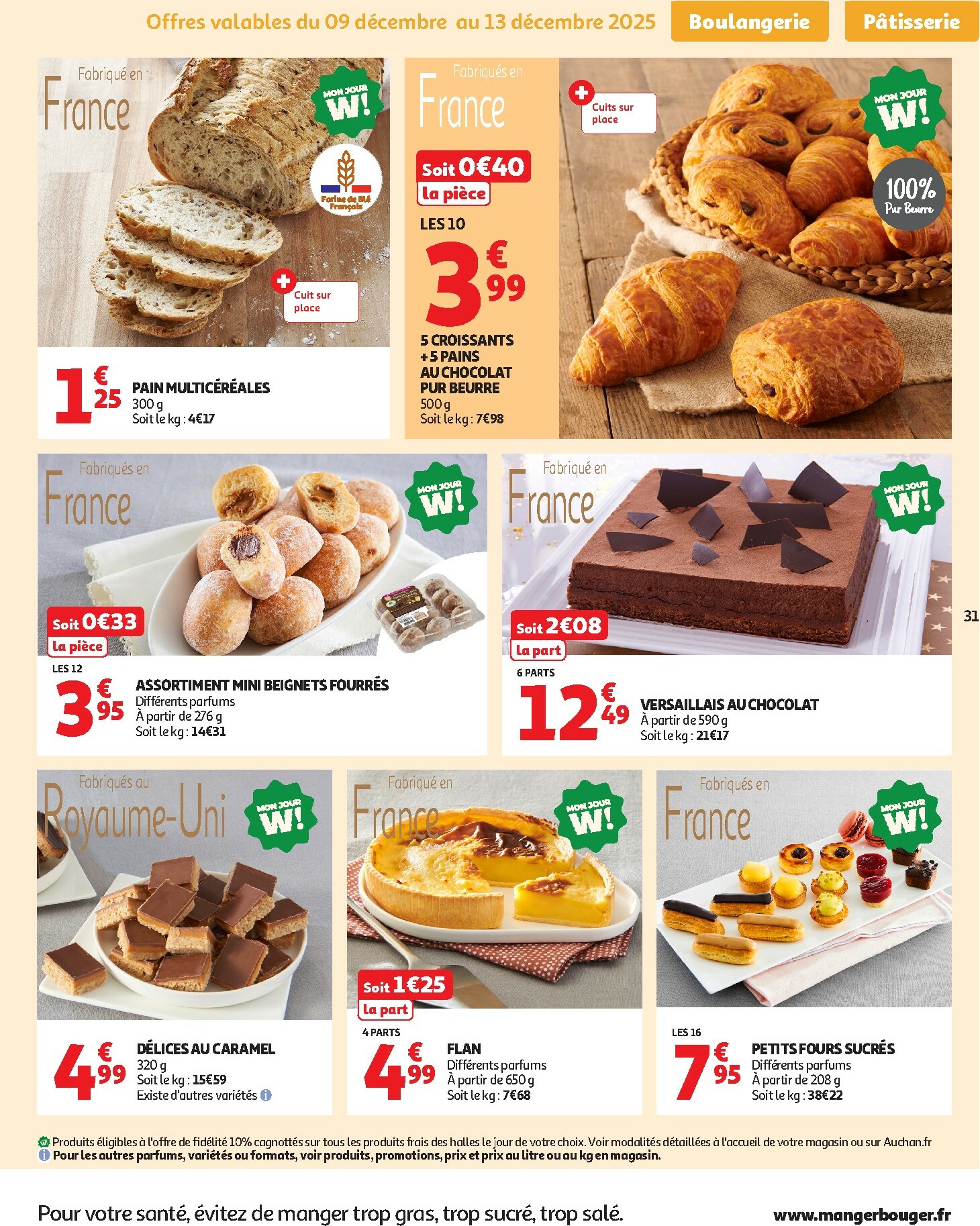 auchan - De Auchan - Des petits prix, on en a plein dans nos filets folder geldig vanaf 09/12 t/m 14/12 - page: 31