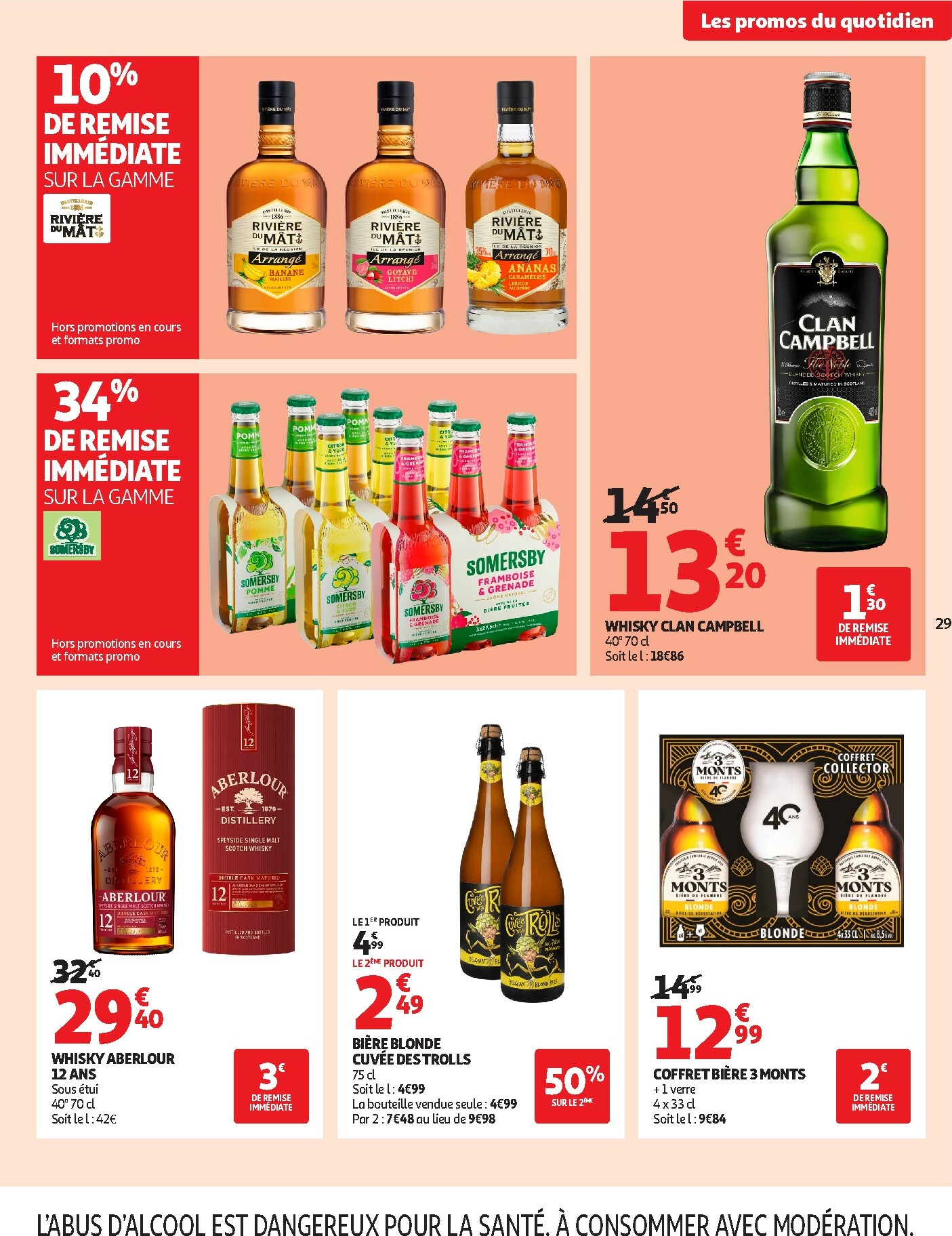 auchan - De Auchan Supermarché - Des petits prix, on en a plein dans nos filets dans votre super folder geldig vanaf 09/12 t/m 13/12 - page: 29