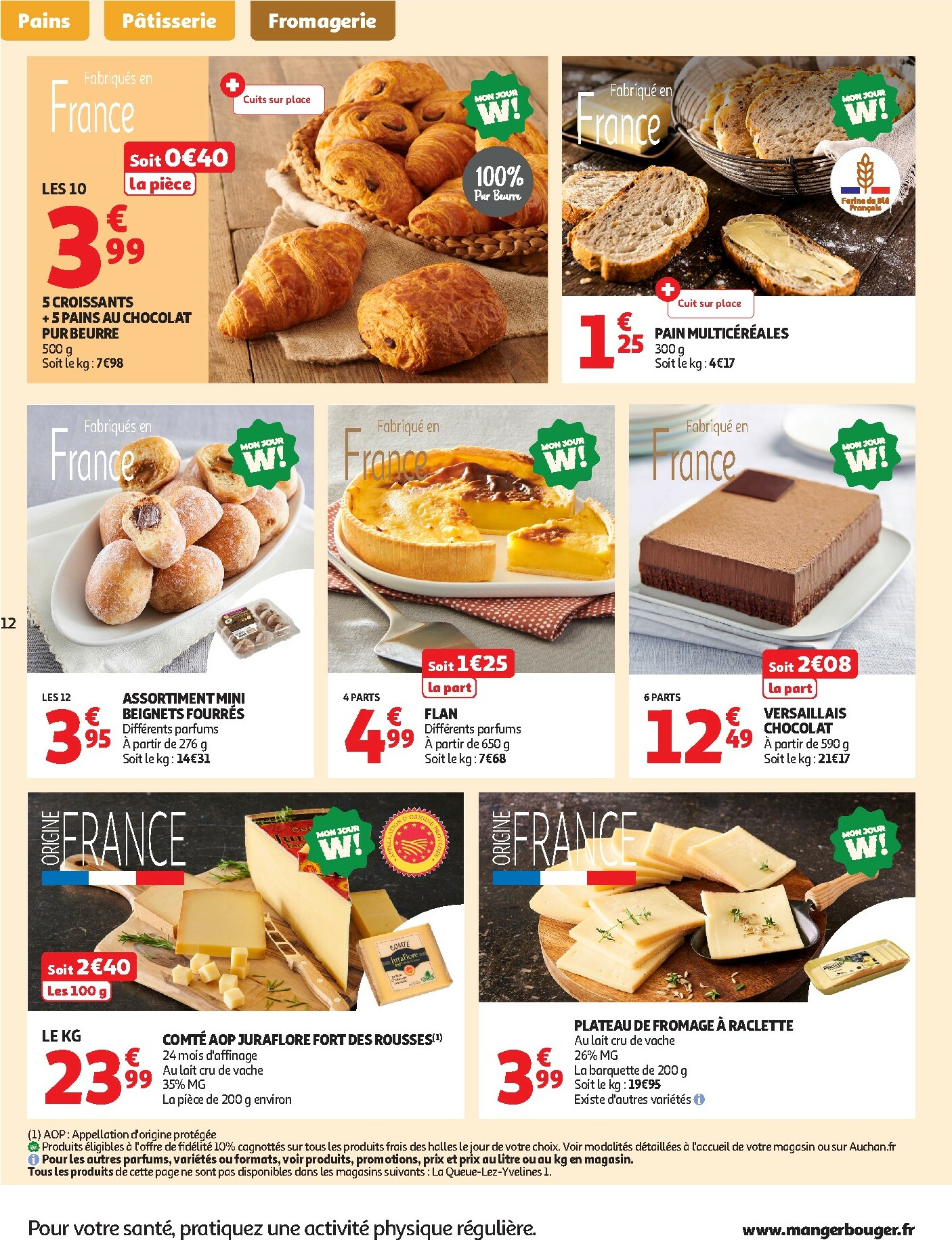 auchan - De Auchan Supermarché - Des petits prix, on en a plein dans nos filets dans votre super folder geldig vanaf 09/12 t/m 13/12 - page: 12