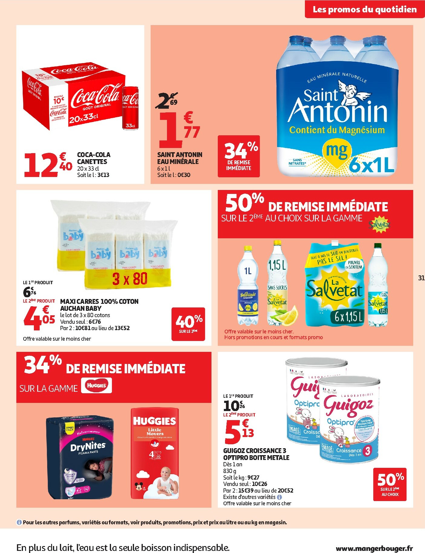 auchan - De Auchan Supermarché - Des petits prix, on en a plein dans nos filets dans votre super folder geldig vanaf 09/12 t/m 13/12 - page: 31