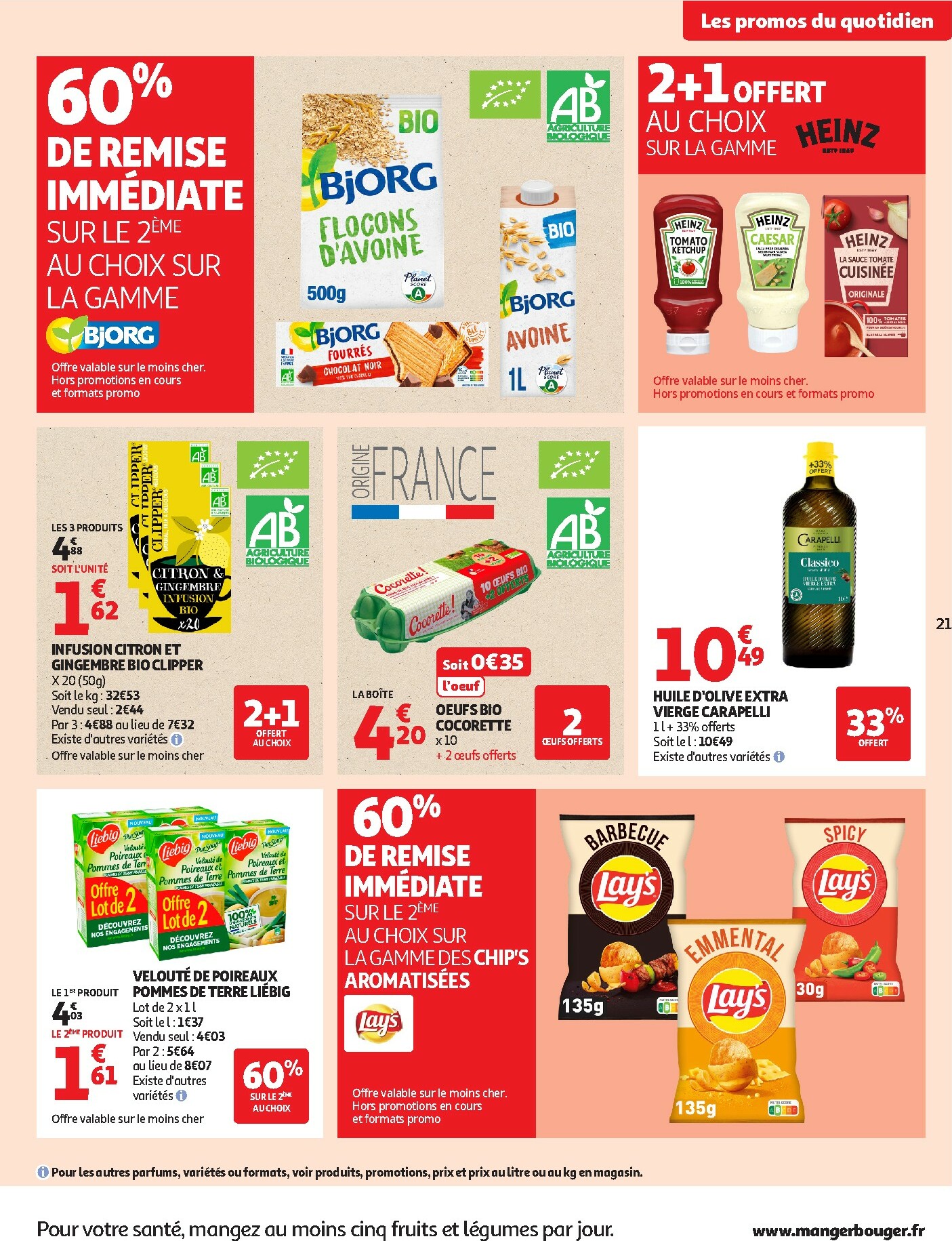 auchan - De Auchan Supermarché - Des petits prix, on en a plein dans nos filets dans votre super folder geldig vanaf 09/12 t/m 13/12 - page: 21