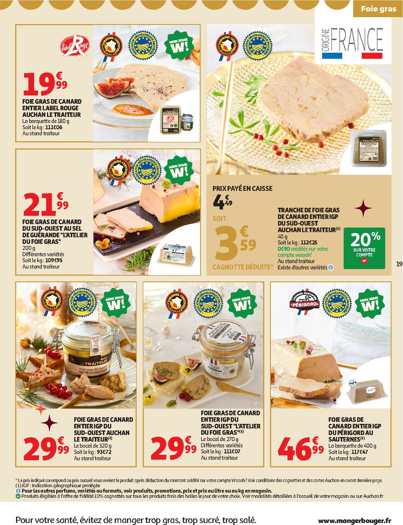 auchan - De Auchan - Sélection gourmet folder geldig vanaf 16/12 t/m 31/12 - page: 19