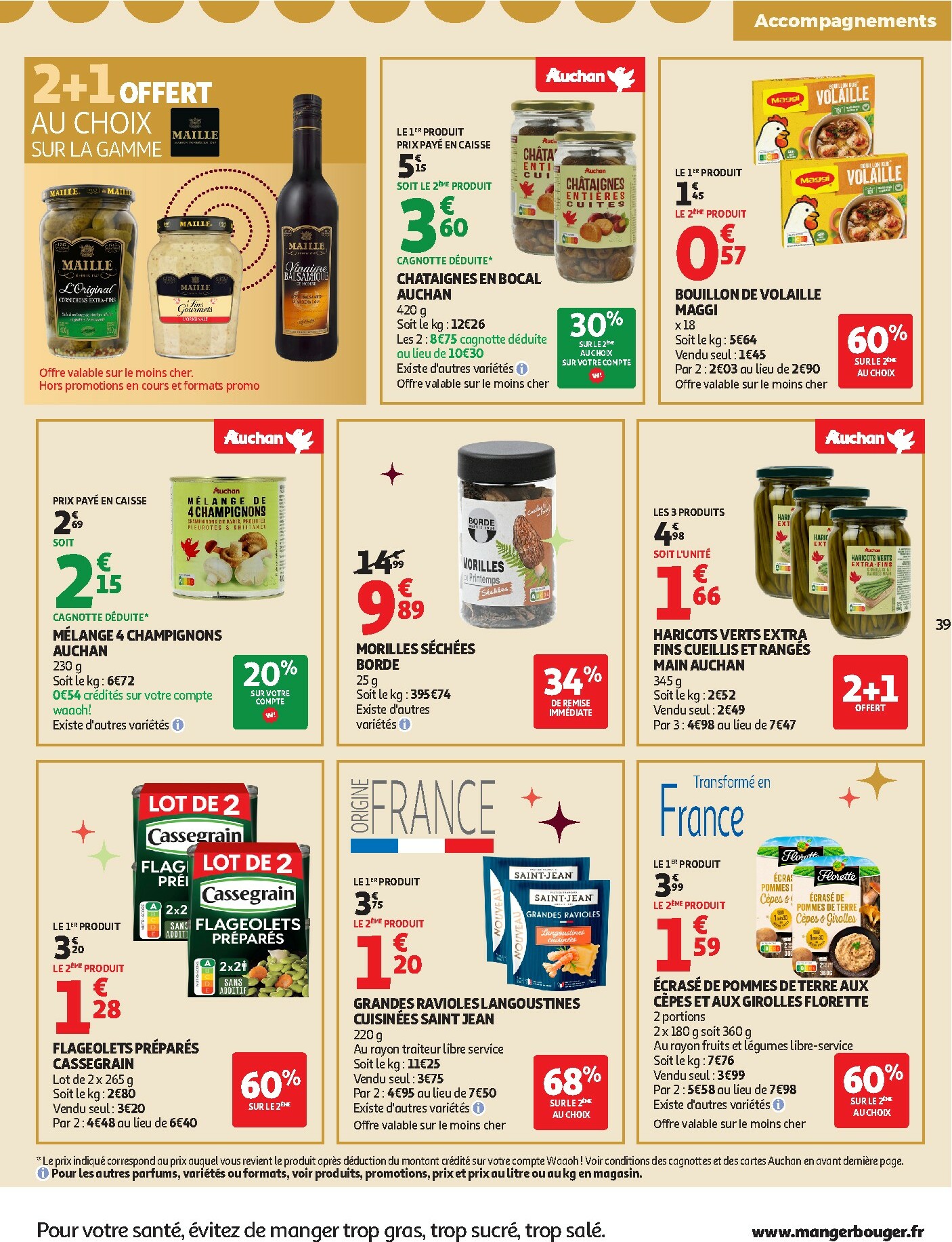 auchan - De Auchan - Sélection gourmet folder geldig vanaf 16/12 t/m 31/12 - page: 39