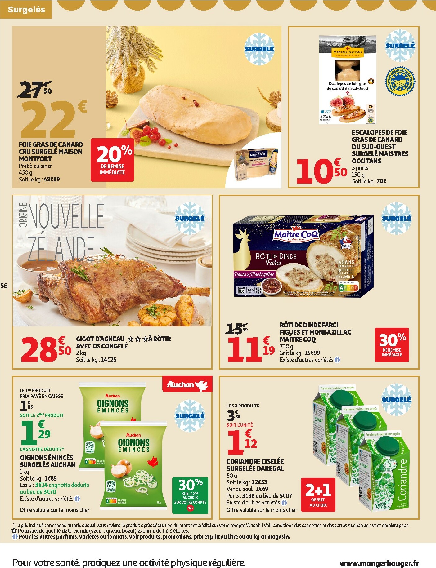 auchan - De Auchan - Sélection gourmet folder geldig vanaf 16/12 t/m 31/12 - page: 56