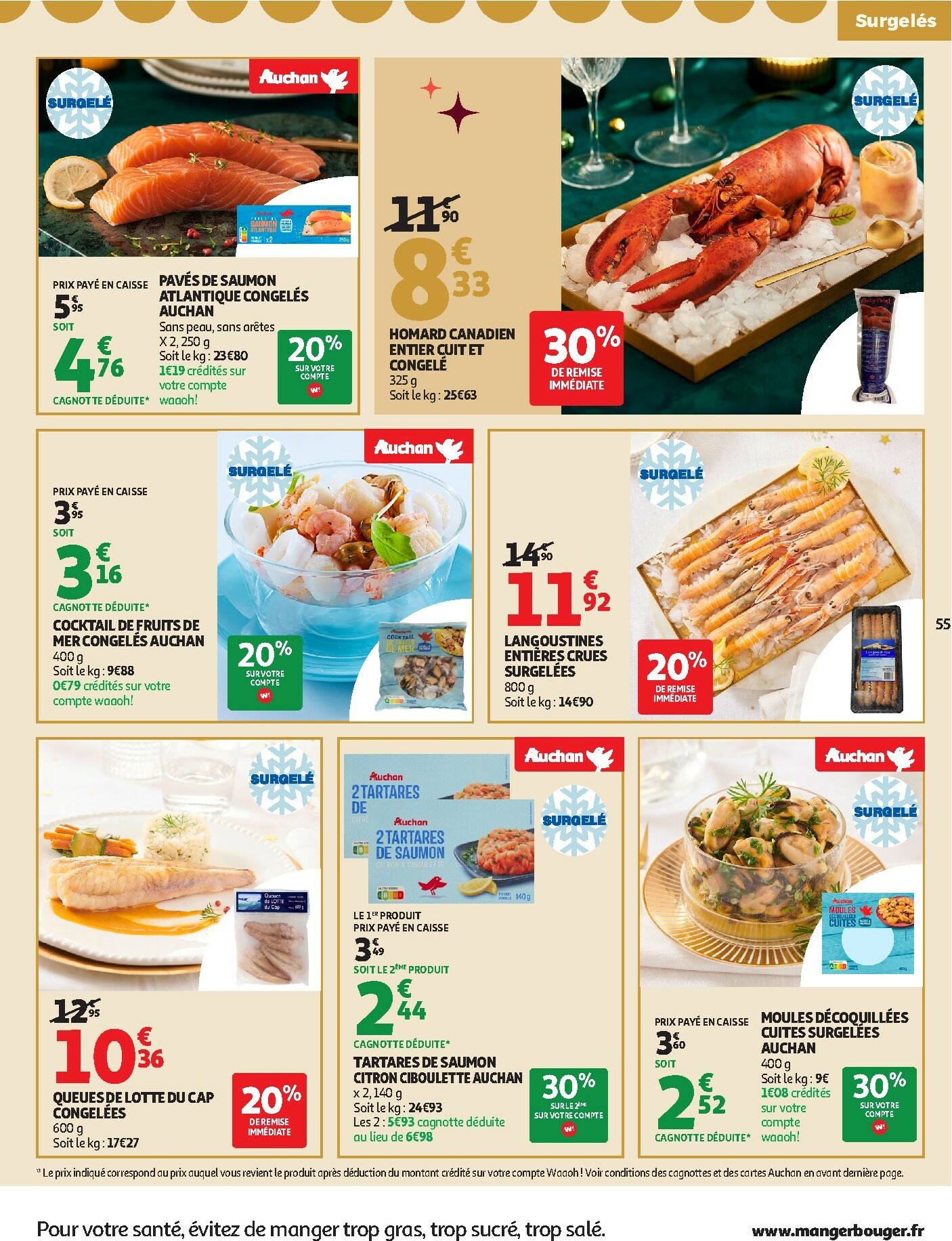 auchan - De Auchan - Sélection gourmet folder geldig vanaf 16/12 t/m 31/12 - page: 55