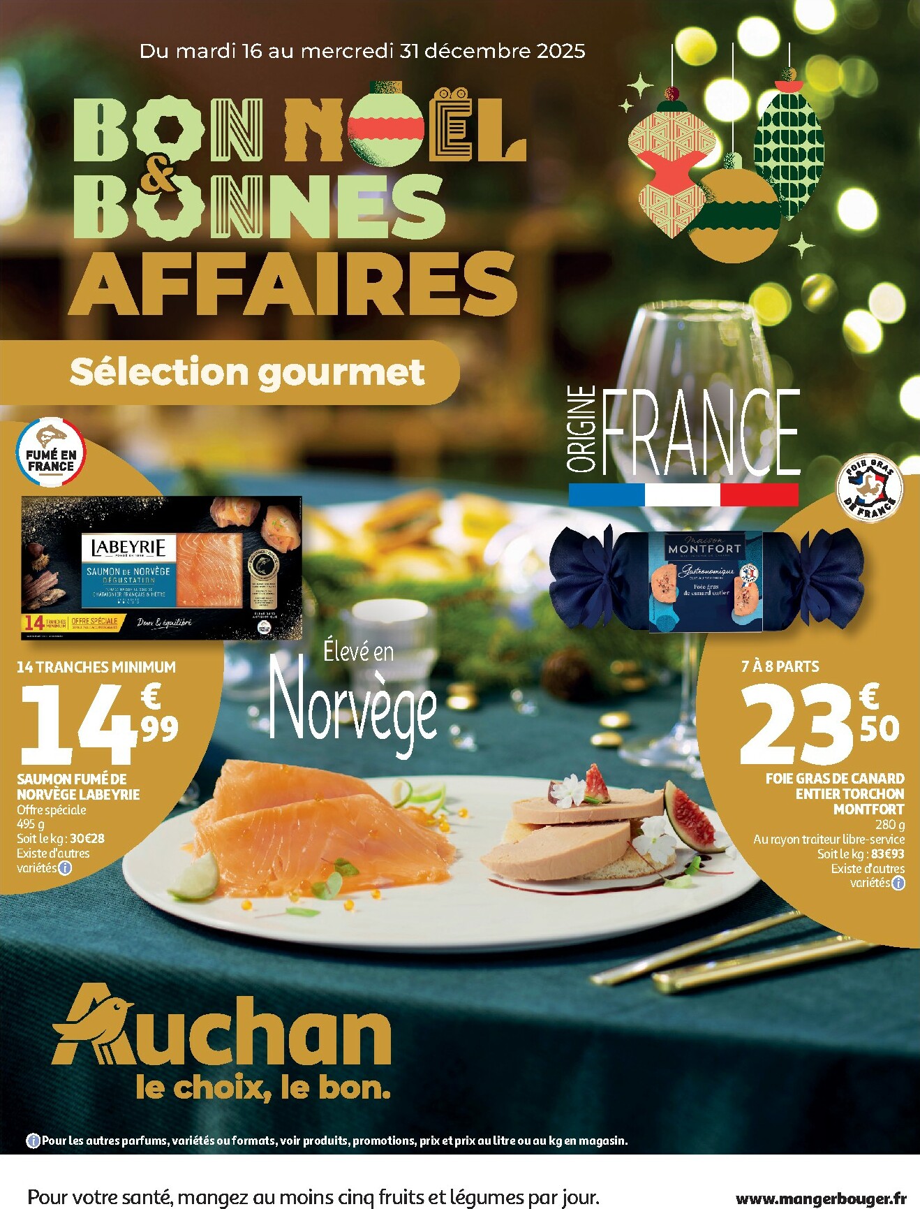 auchan - De Auchan - Sélection gourmet folder geldig vanaf 16/12 t/m 31/12