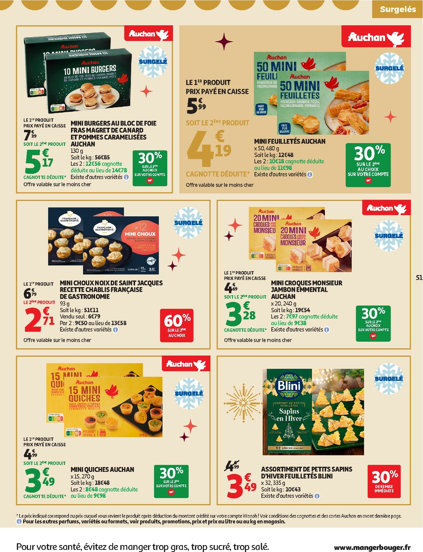 auchan - De Auchan - Sélection gourmet folder geldig vanaf 16/12 t/m 31/12 - page: 51