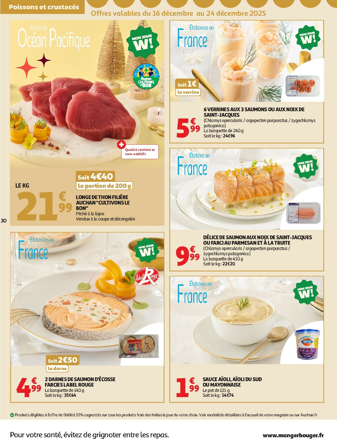 auchan - De Auchan - Sélection gourmet folder geldig vanaf 16/12 t/m 31/12 - page: 30