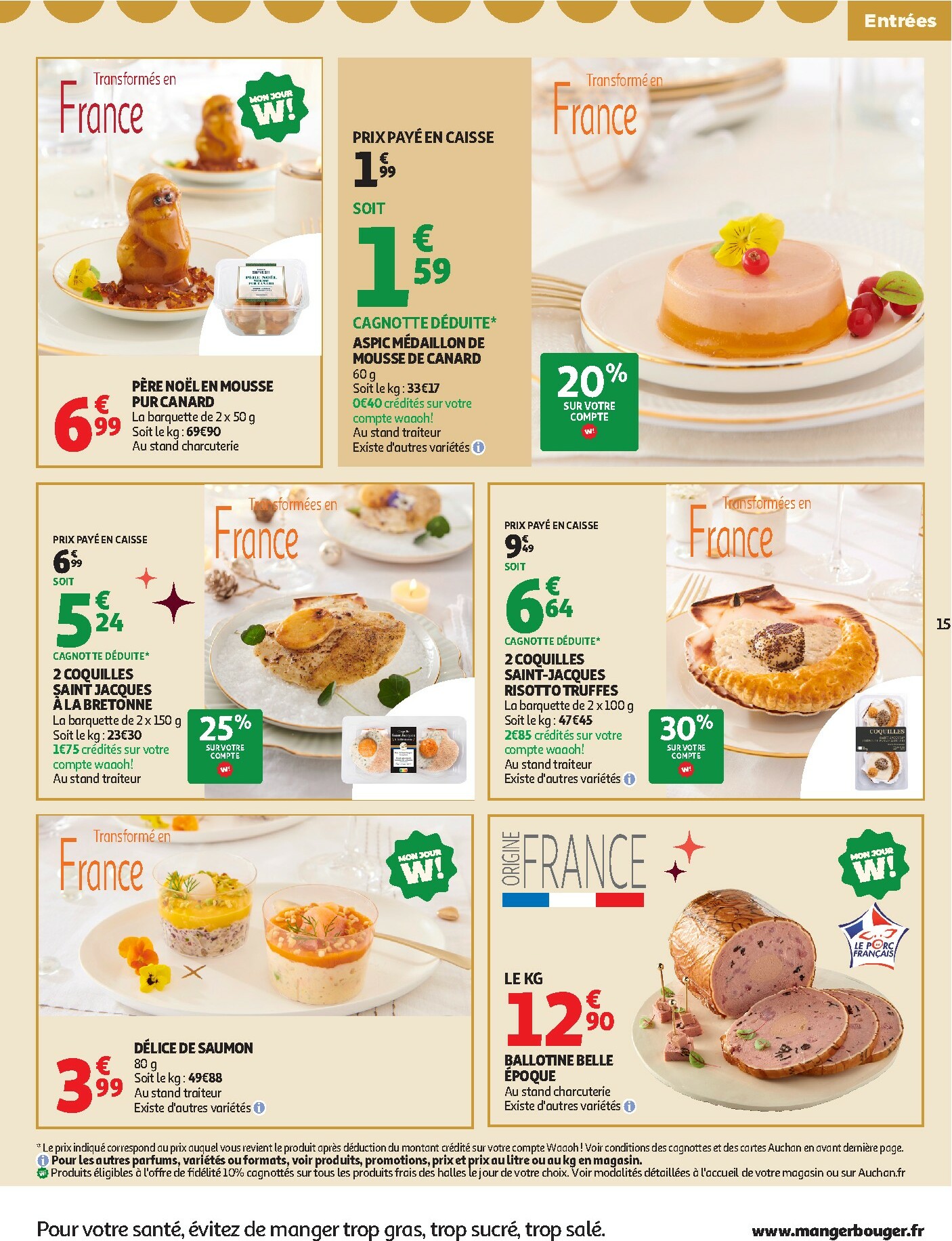 auchan - De Auchan - Sélection gourmet folder geldig vanaf 16/12 t/m 31/12 - page: 15