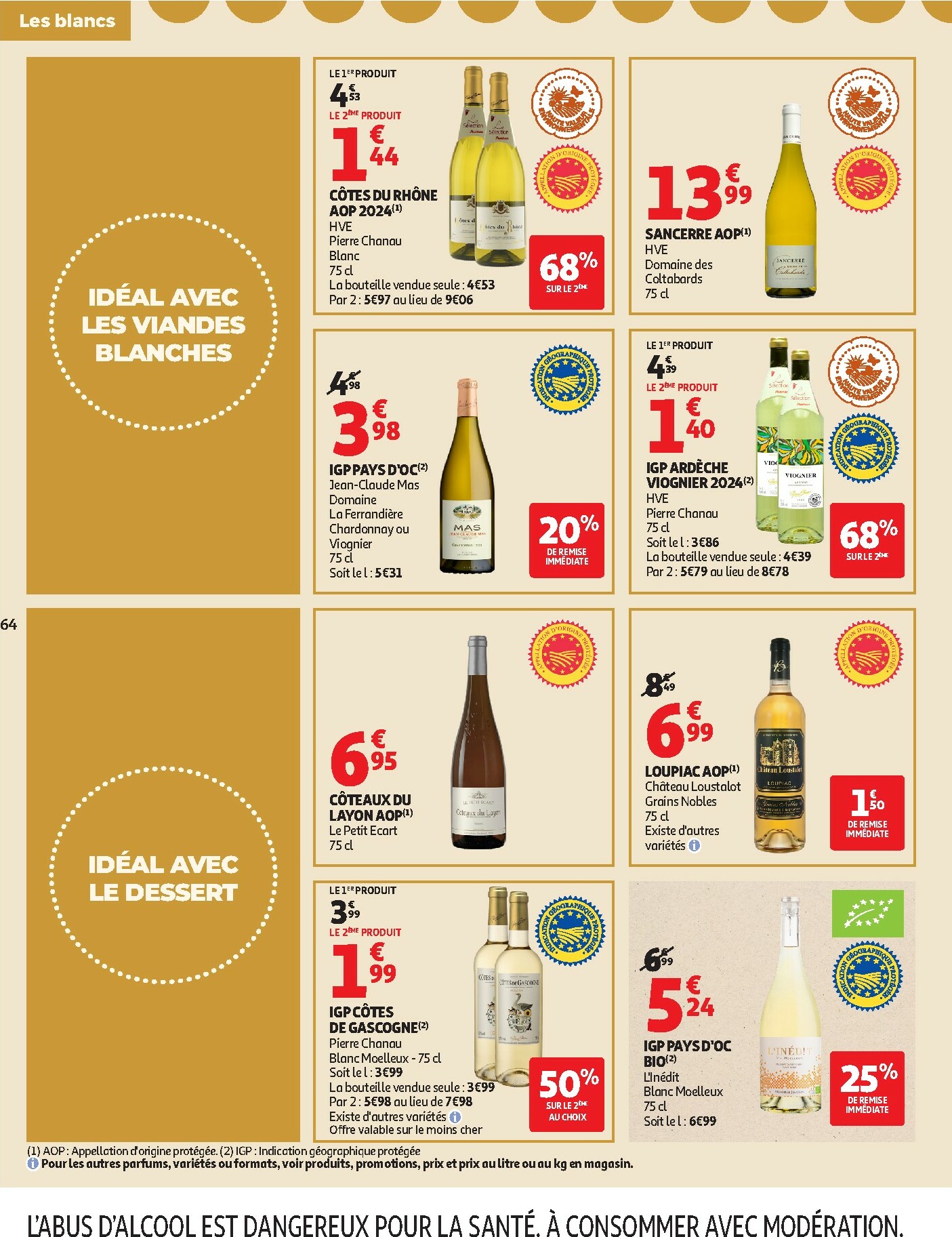auchan - De Auchan - Sélection gourmet folder geldig vanaf 16/12 t/m 31/12 - page: 64