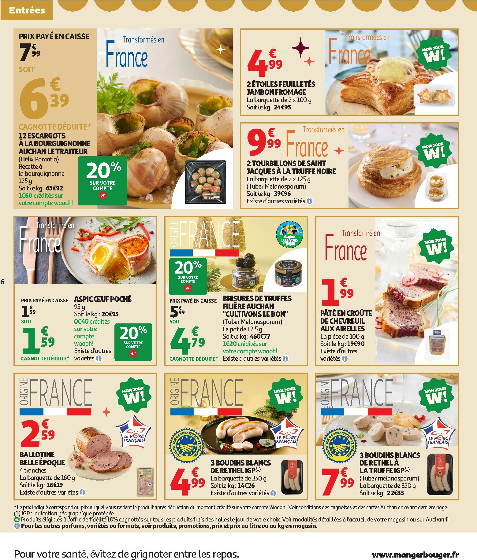 auchan - De Auchan Supermarché - Sélection gourmet folder geldig vanaf 16/12 t/m 31/12 - page: 6