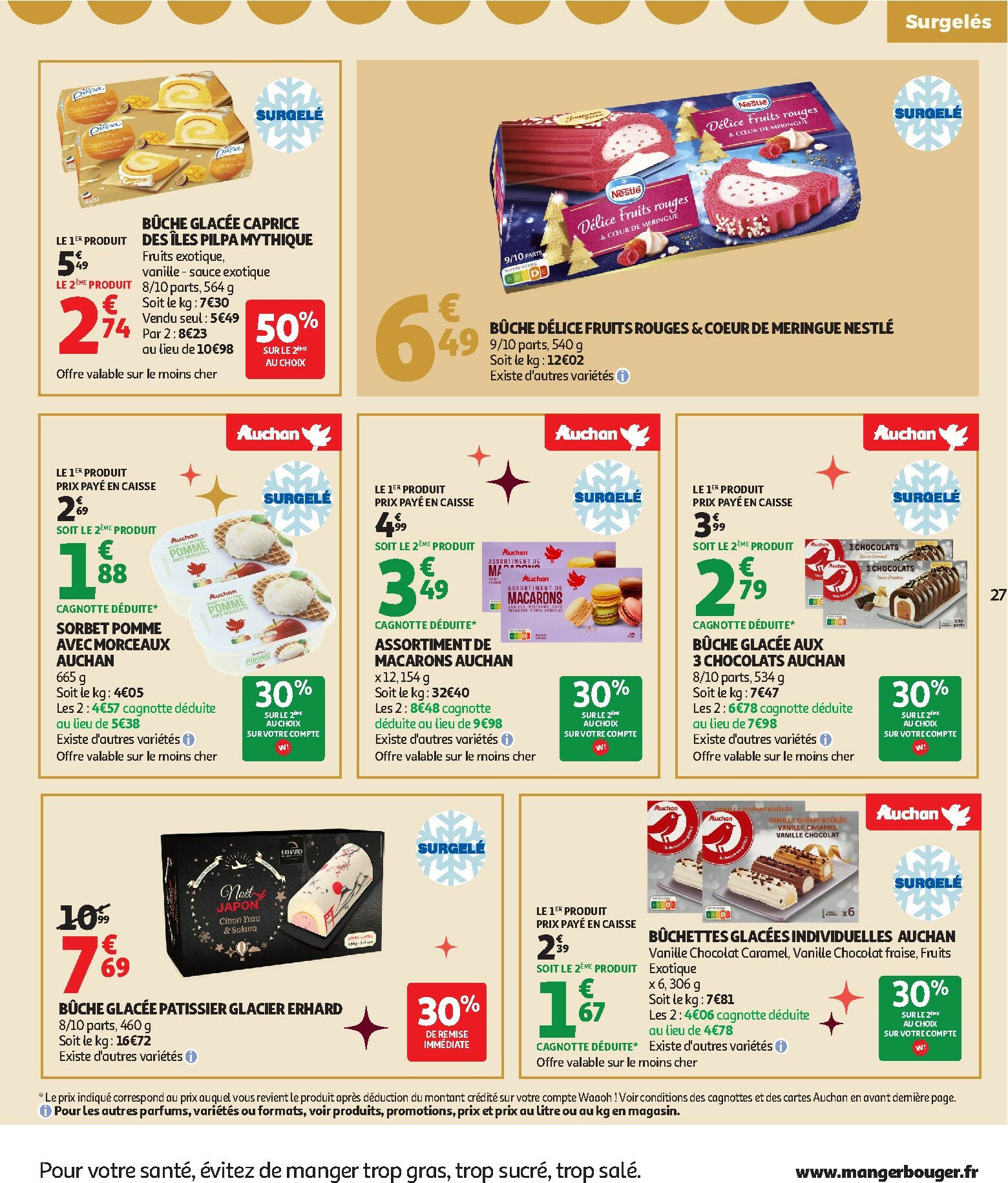 auchan - De Auchan Supermarché - Sélection gourmet folder geldig vanaf 16/12 t/m 31/12 - page: 27