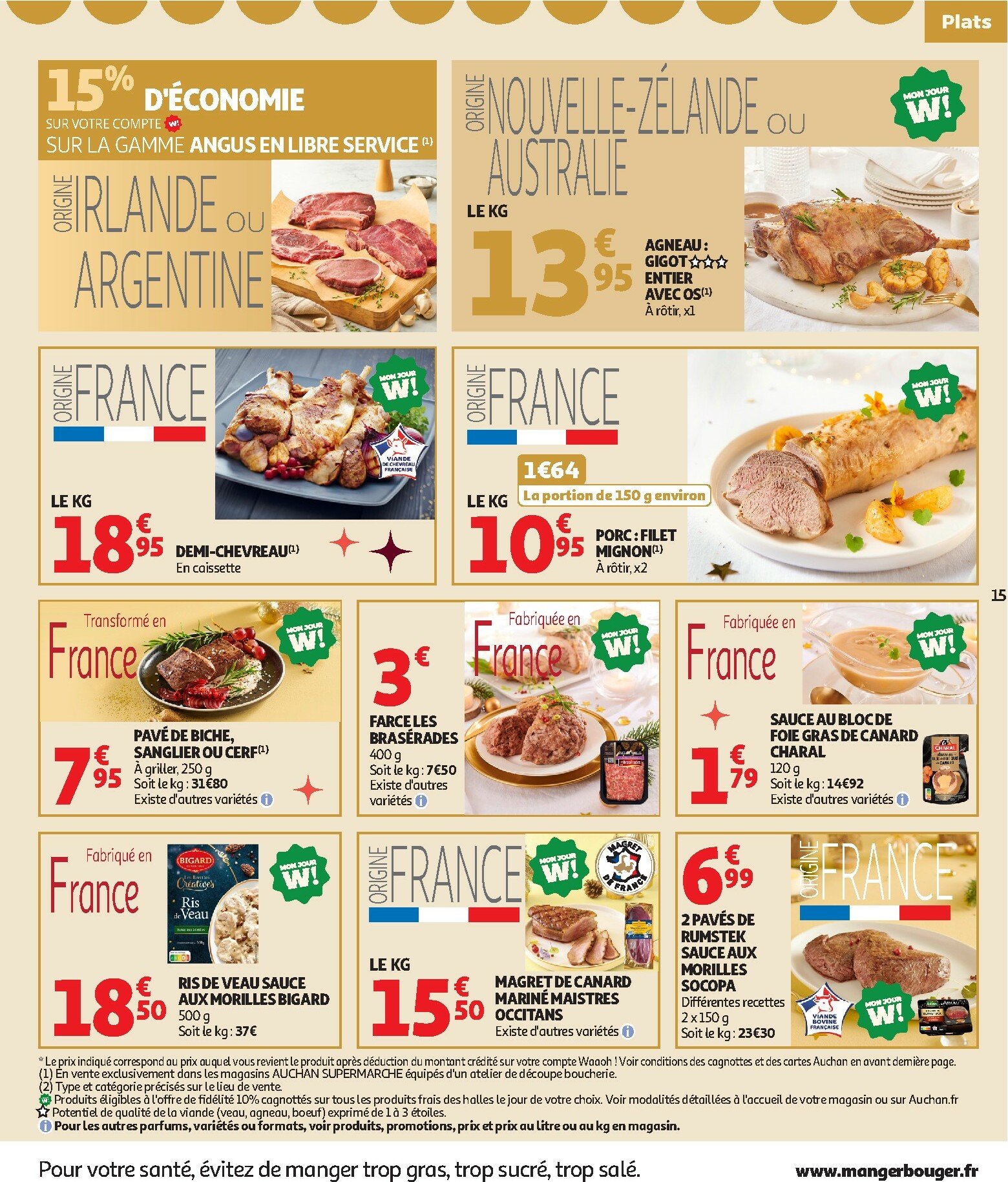 auchan - De Auchan Supermarché - Sélection gourmet folder geldig vanaf 16/12 t/m 31/12 - page: 15