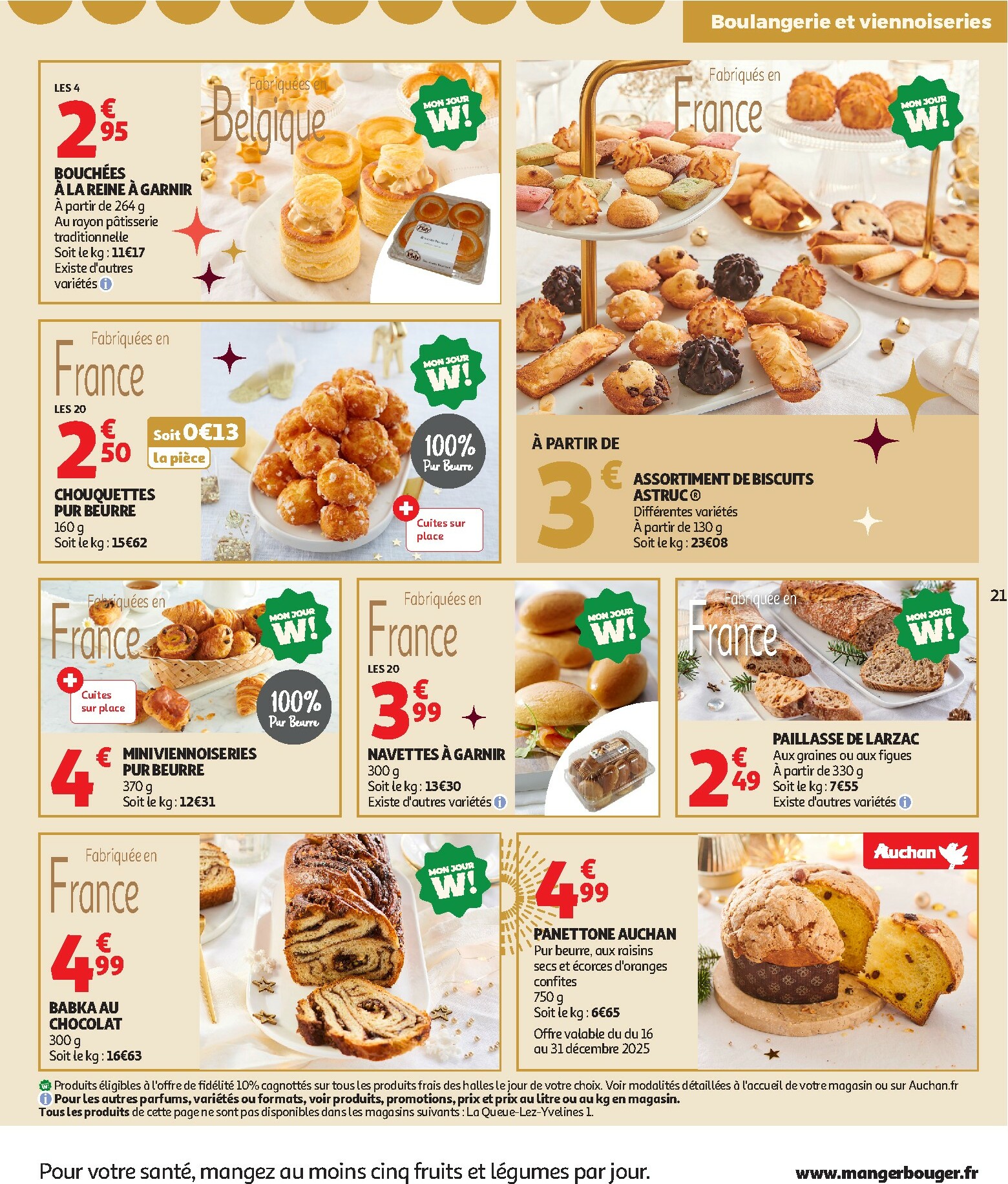 auchan - De Auchan Supermarché - Sélection gourmet folder geldig vanaf 16/12 t/m 31/12 - page: 21