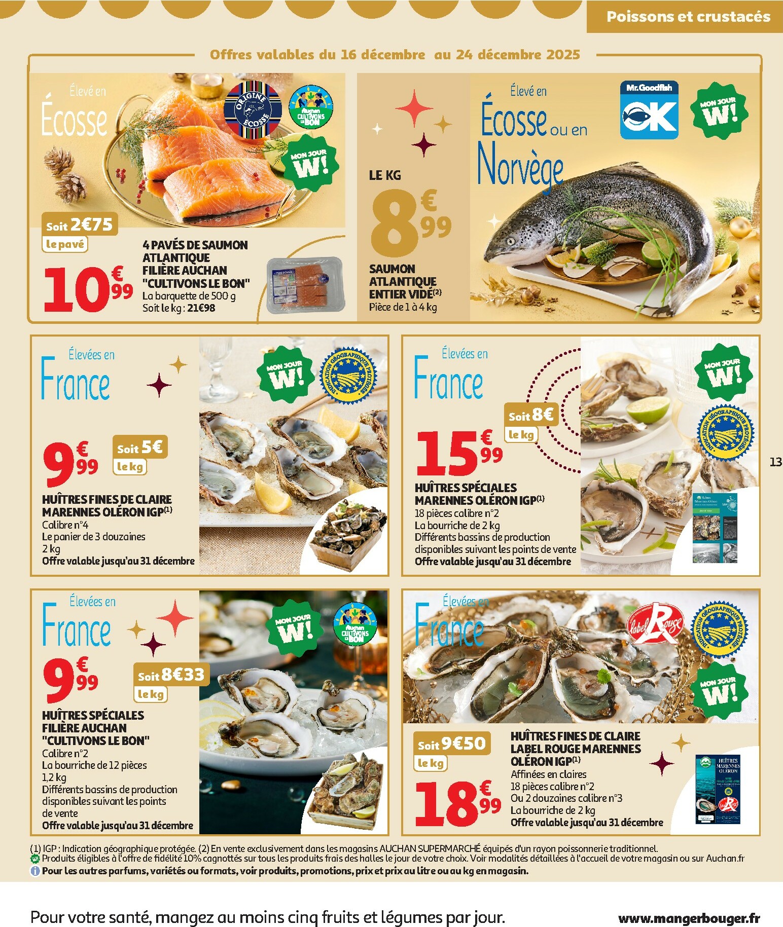 auchan - De Auchan Supermarché - Sélection gourmet folder geldig vanaf 16/12 t/m 31/12 - page: 13