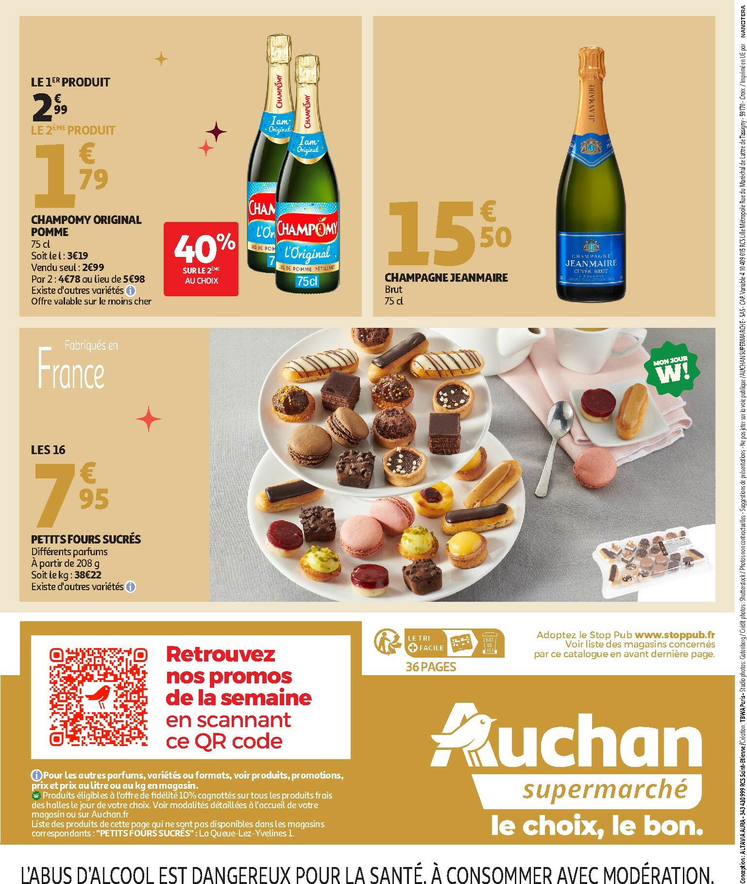 auchan - De Auchan Supermarché - Sélection gourmet folder geldig vanaf 16/12 t/m 31/12 - page: 36