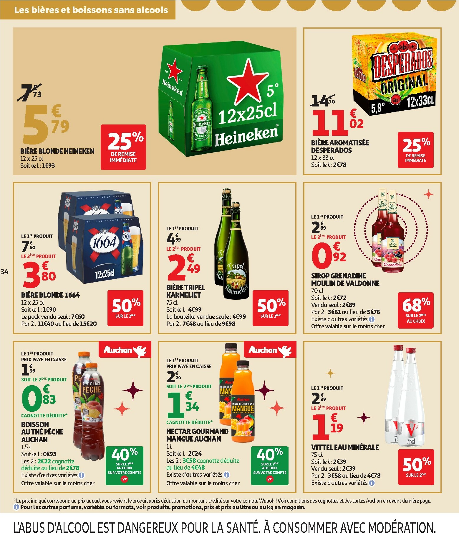 auchan - De Auchan Supermarché - Sélection gourmet folder geldig vanaf 16/12 t/m 31/12 - page: 34