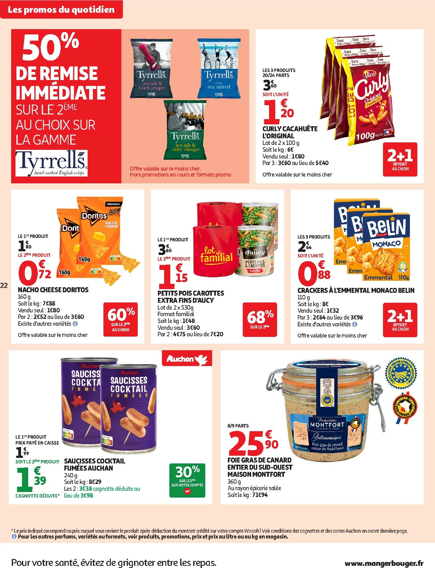 auchan - De Auchan Supermarché - Croquez la magie des fêtes folder geldig vanaf 16/12 t/m 24/12 - page: 22