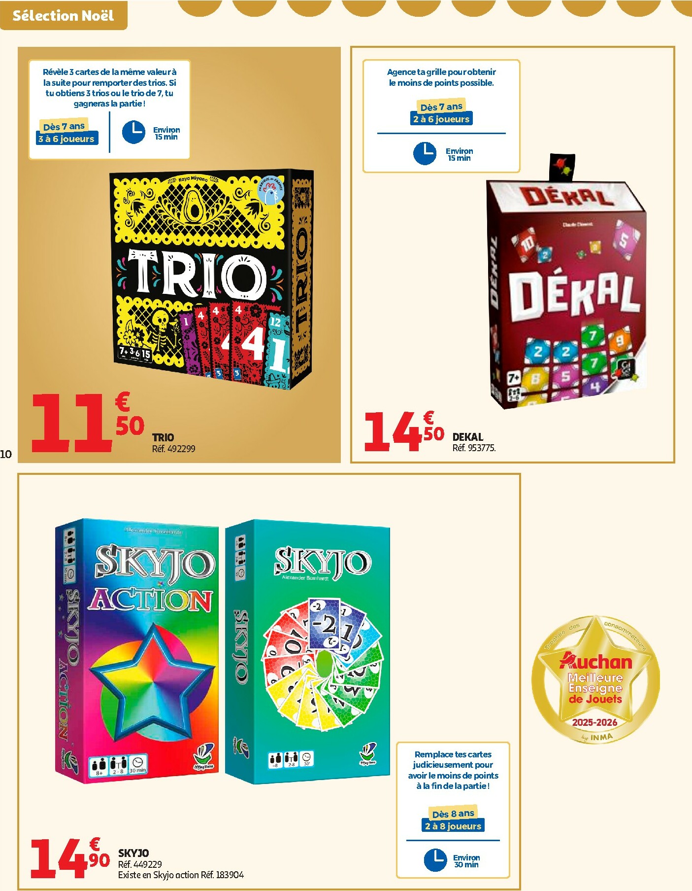 auchan - De Auchan Supermarché - Croquez la magie des fêtes folder geldig vanaf 16/12 t/m 24/12 - page: 10