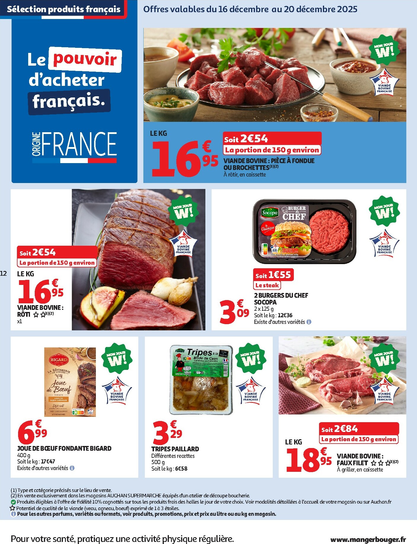 auchan - De Auchan Supermarché - Croquez la magie des fêtes folder geldig vanaf 16/12 t/m 24/12 - page: 12