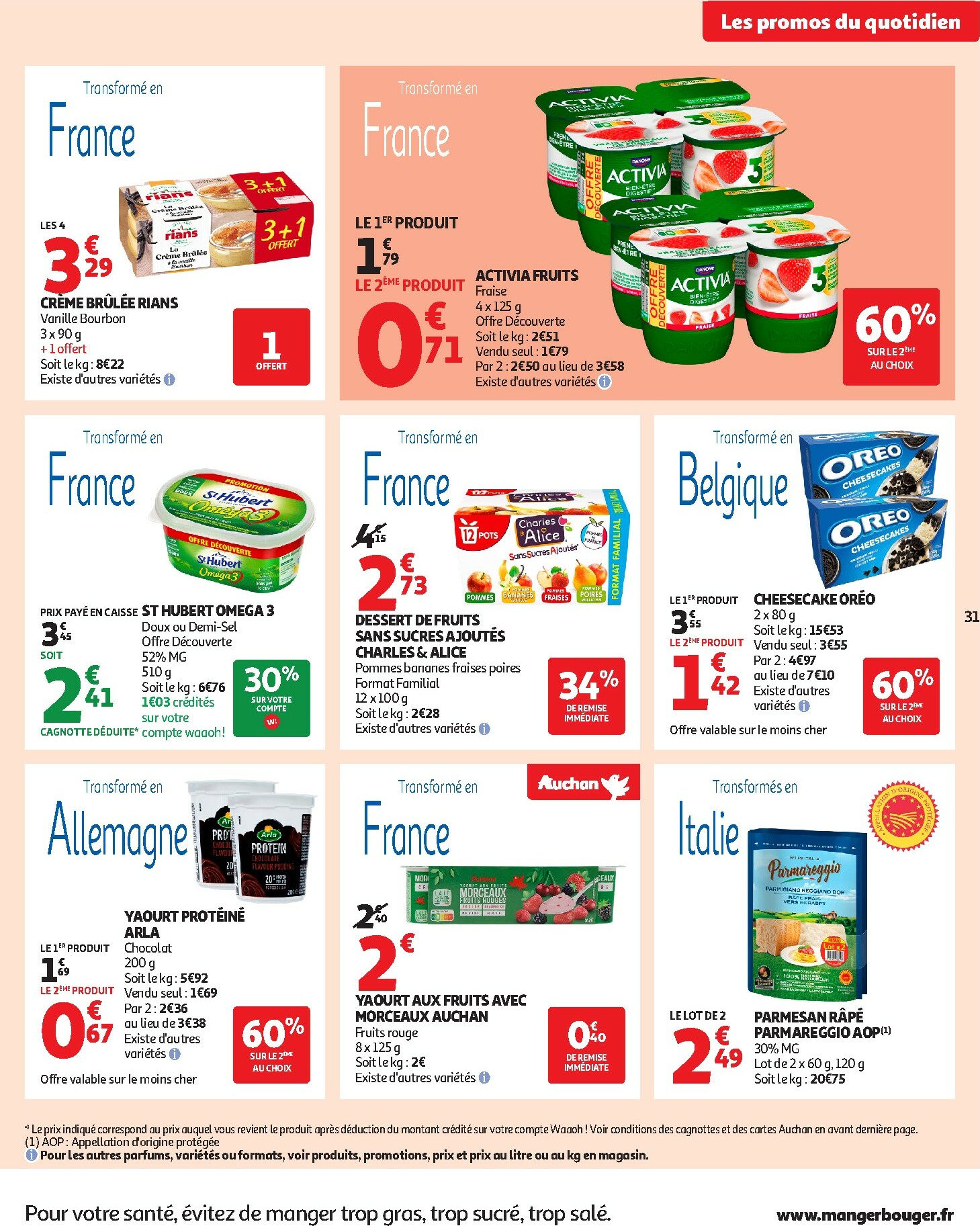 auchan - De Auchan - Croquez la magie des fêtes folder geldig vanaf 16/12 t/m 24/12 - page: 31