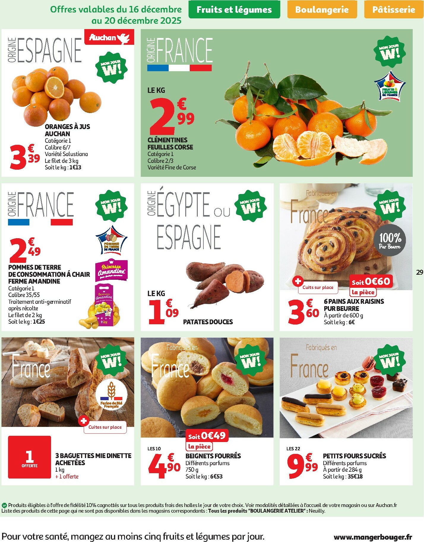 auchan - De Auchan - Croquez la magie des fêtes folder geldig vanaf 16/12 t/m 24/12 - page: 29