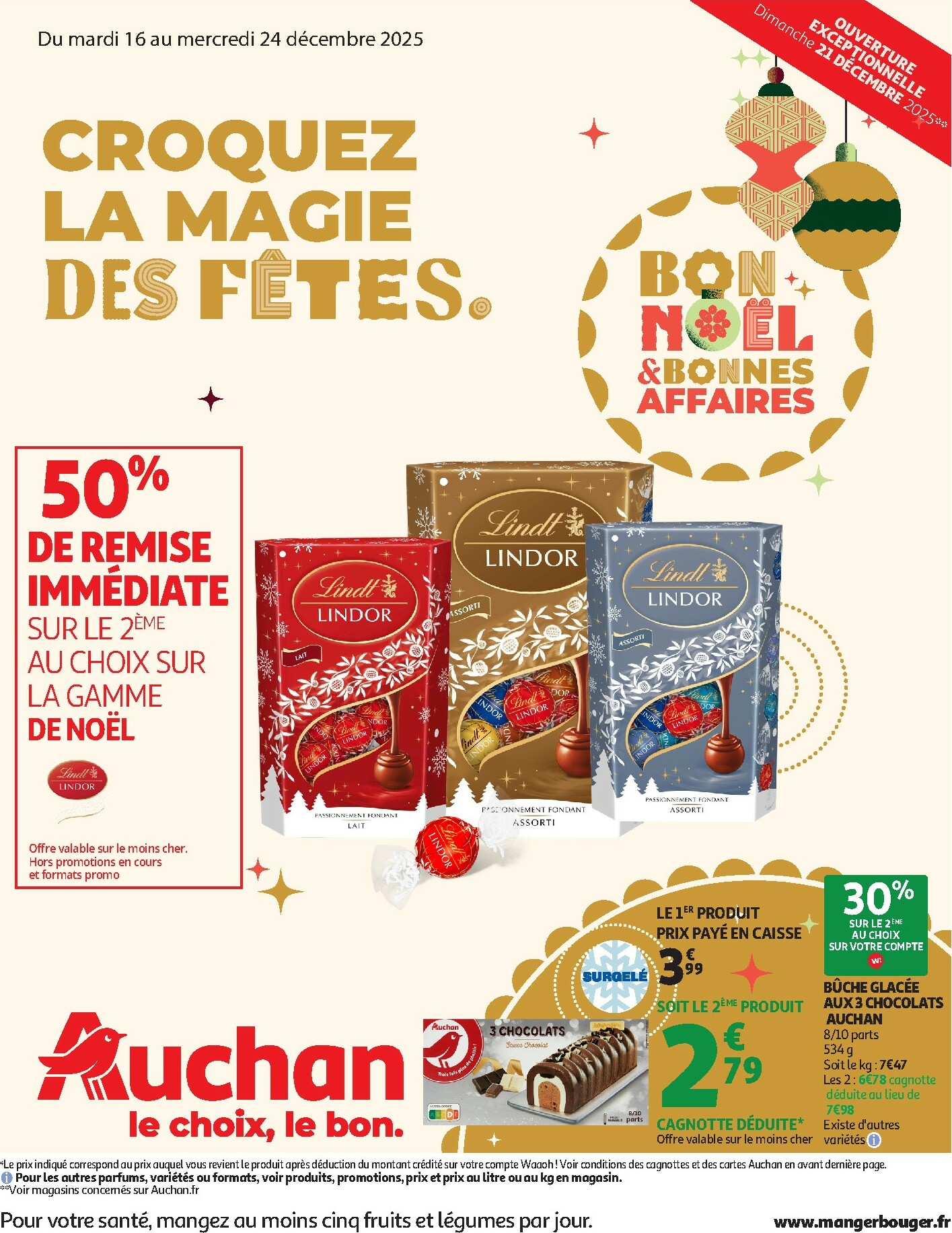 auchan - De Auchan - Croquez la magie des fêtes folder geldig vanaf 16/12 t/m 24/12