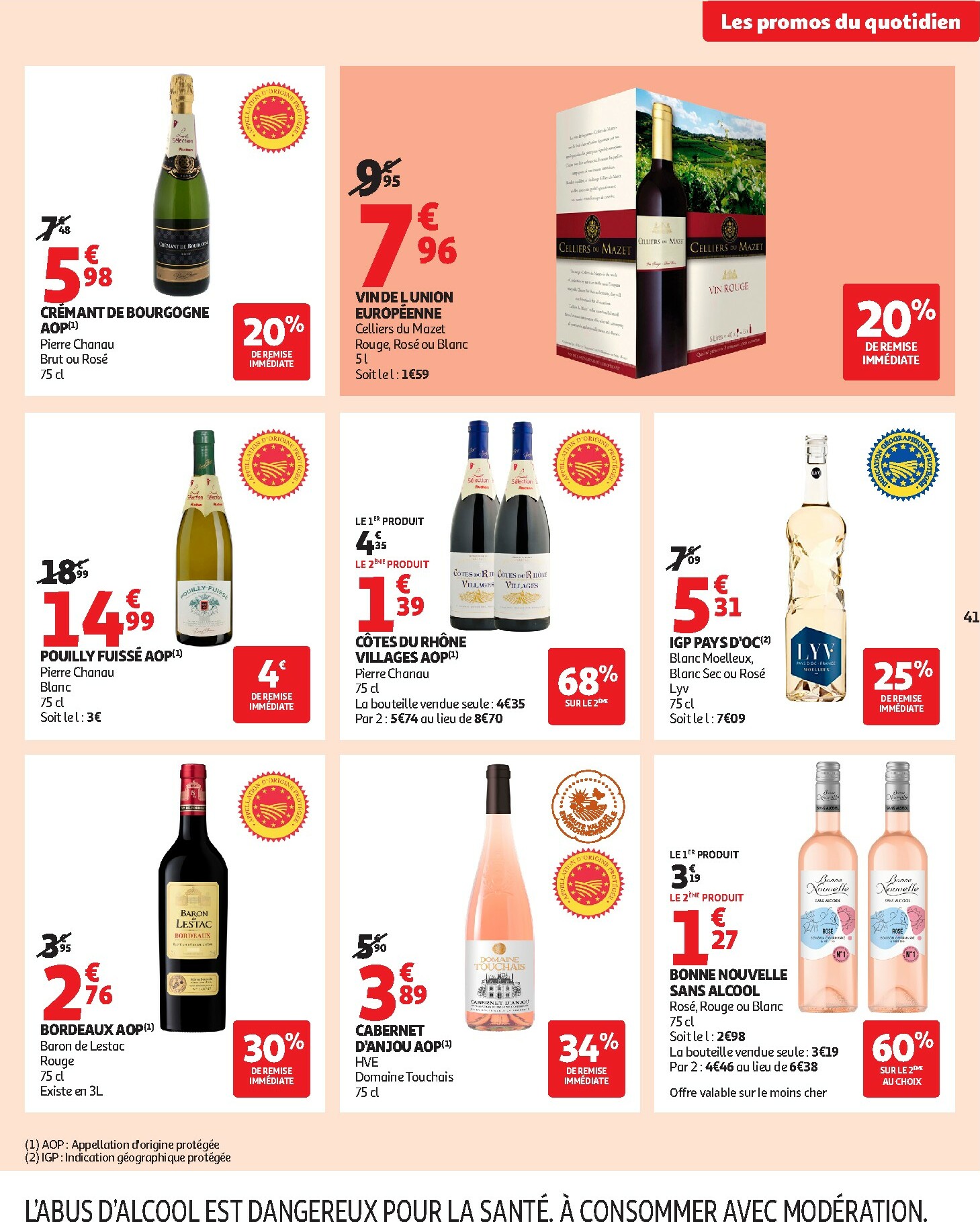 auchan - De Auchan - Croquez la magie des fêtes folder geldig vanaf 16/12 t/m 24/12 - page: 41