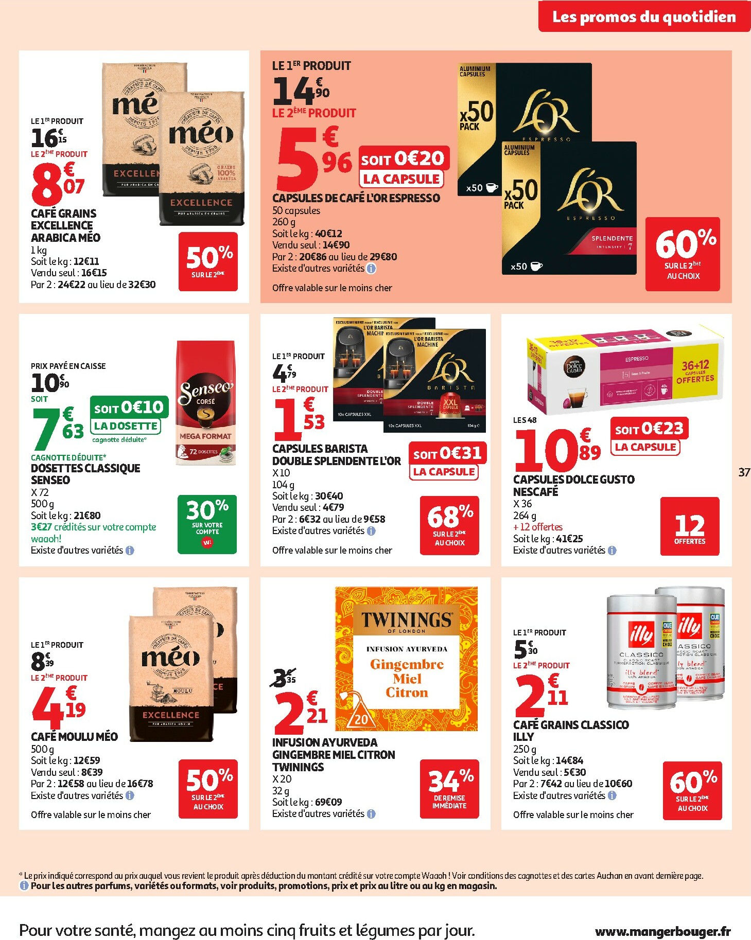 auchan - De Auchan - Croquez la magie des fêtes folder geldig vanaf 16/12 t/m 24/12 - page: 37