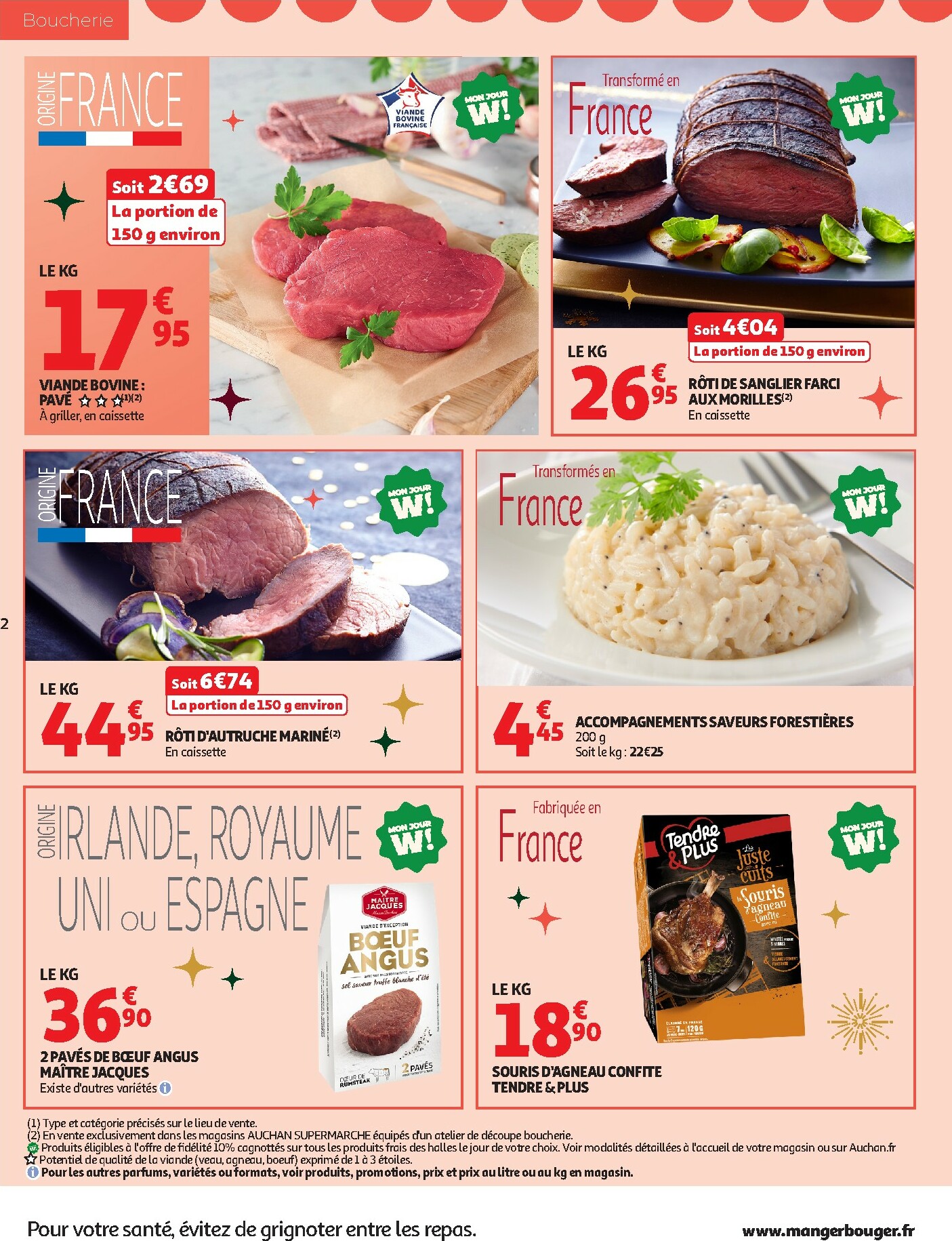 auchan - De Auchan supermarché - Vite fait bien frais folder geldig vanaf 20/12 t/m 24/12 - page: 2