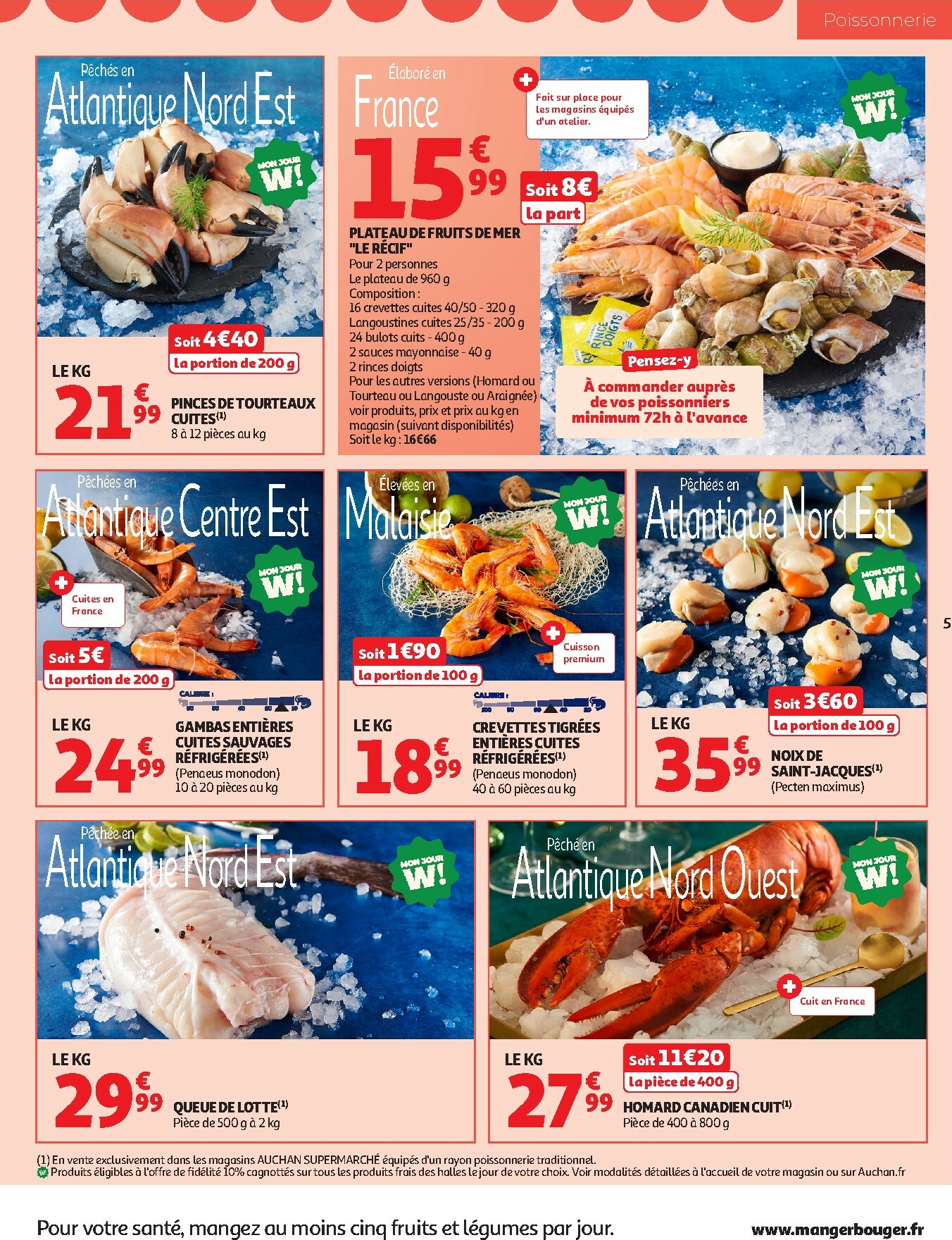 auchan - De Auchan supermarché - Vite fait bien frais folder geldig vanaf 20/12 t/m 24/12 - page: 5