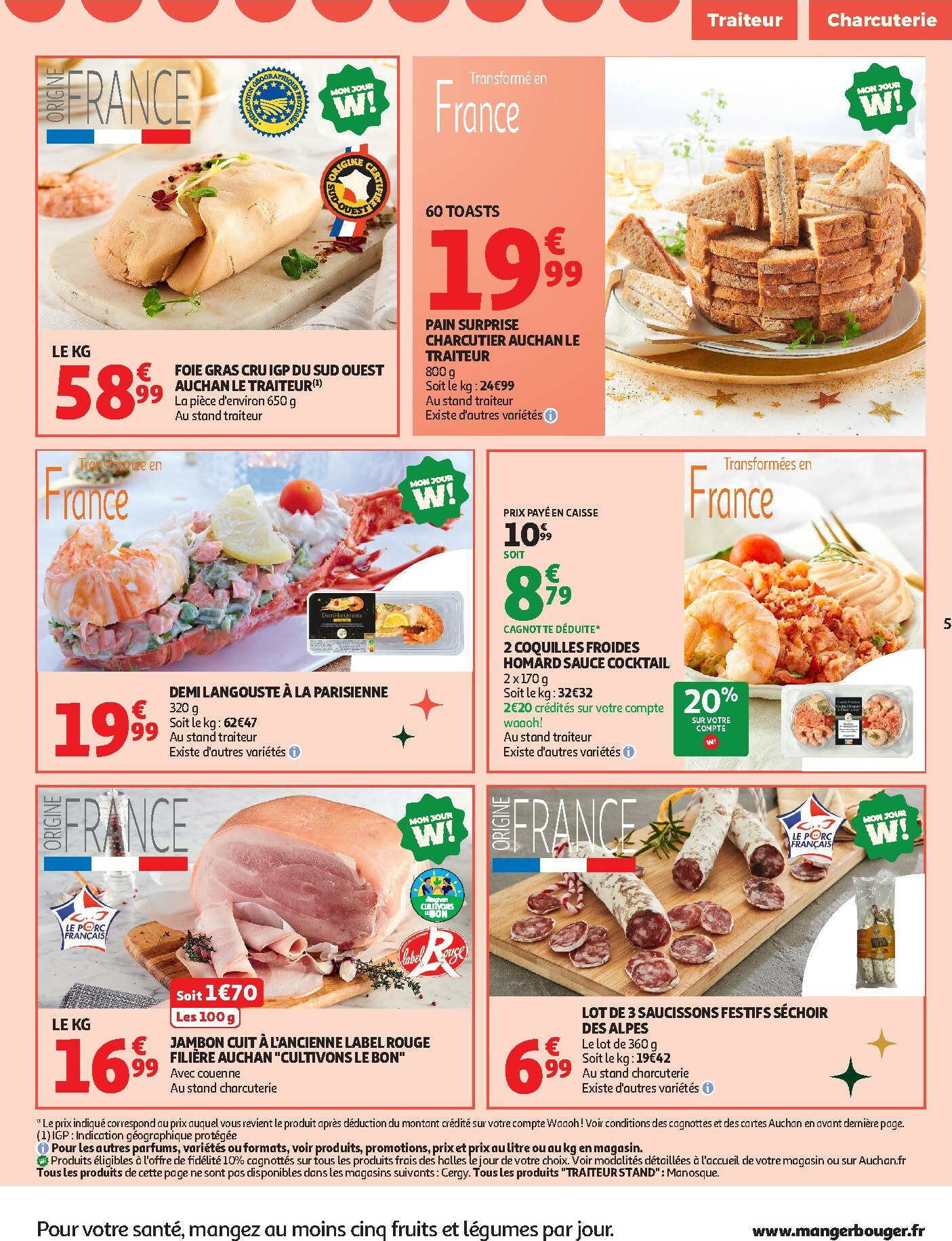 auchan - De Auchan - Bons plans à saisir folder geldig vanaf 20/12 t/m 24/12 - page: 5