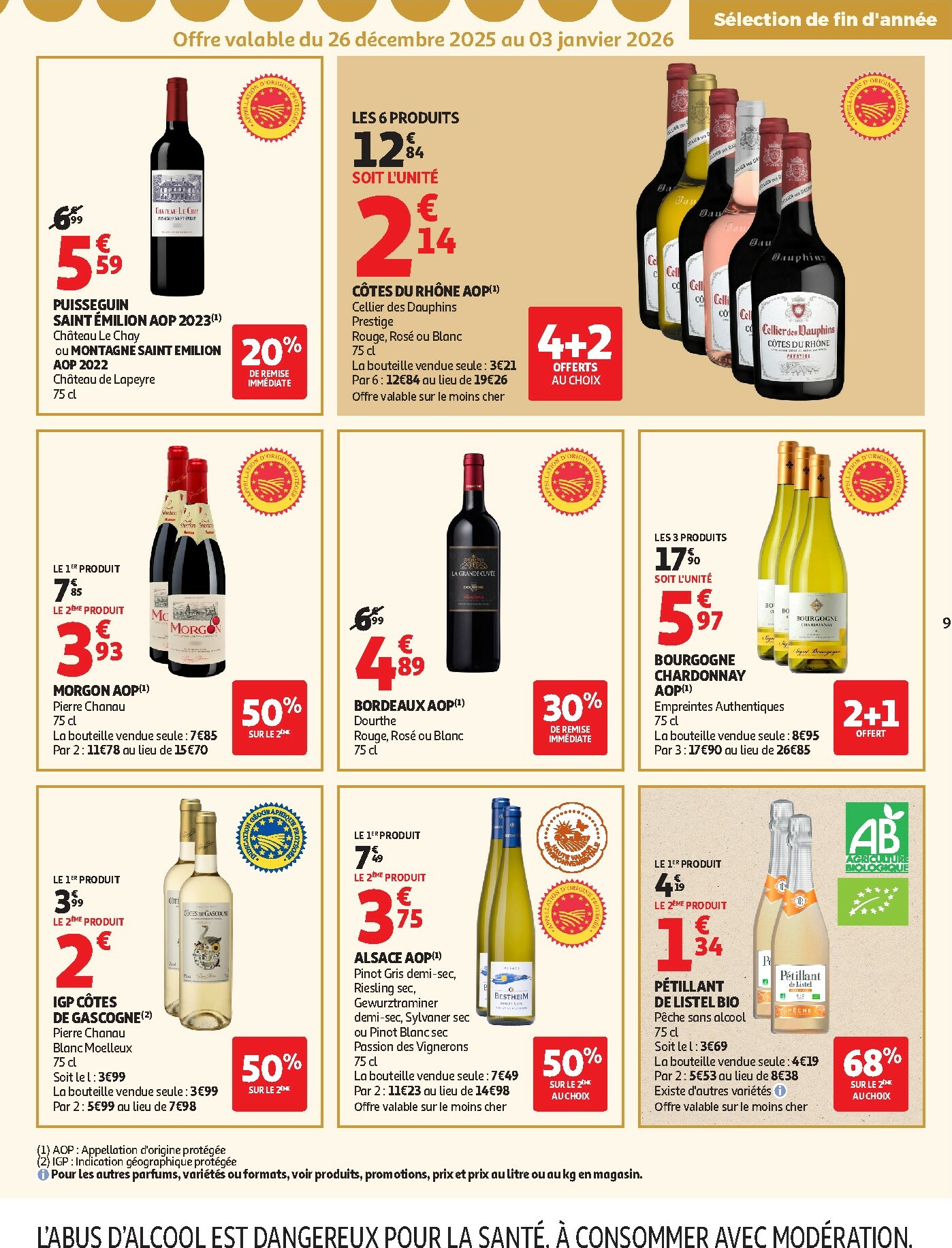 auchan - De Auchan Supermarché - Du fromage au bon prix folder geldig vanaf 26/12 t/m 31/12 - page: 9