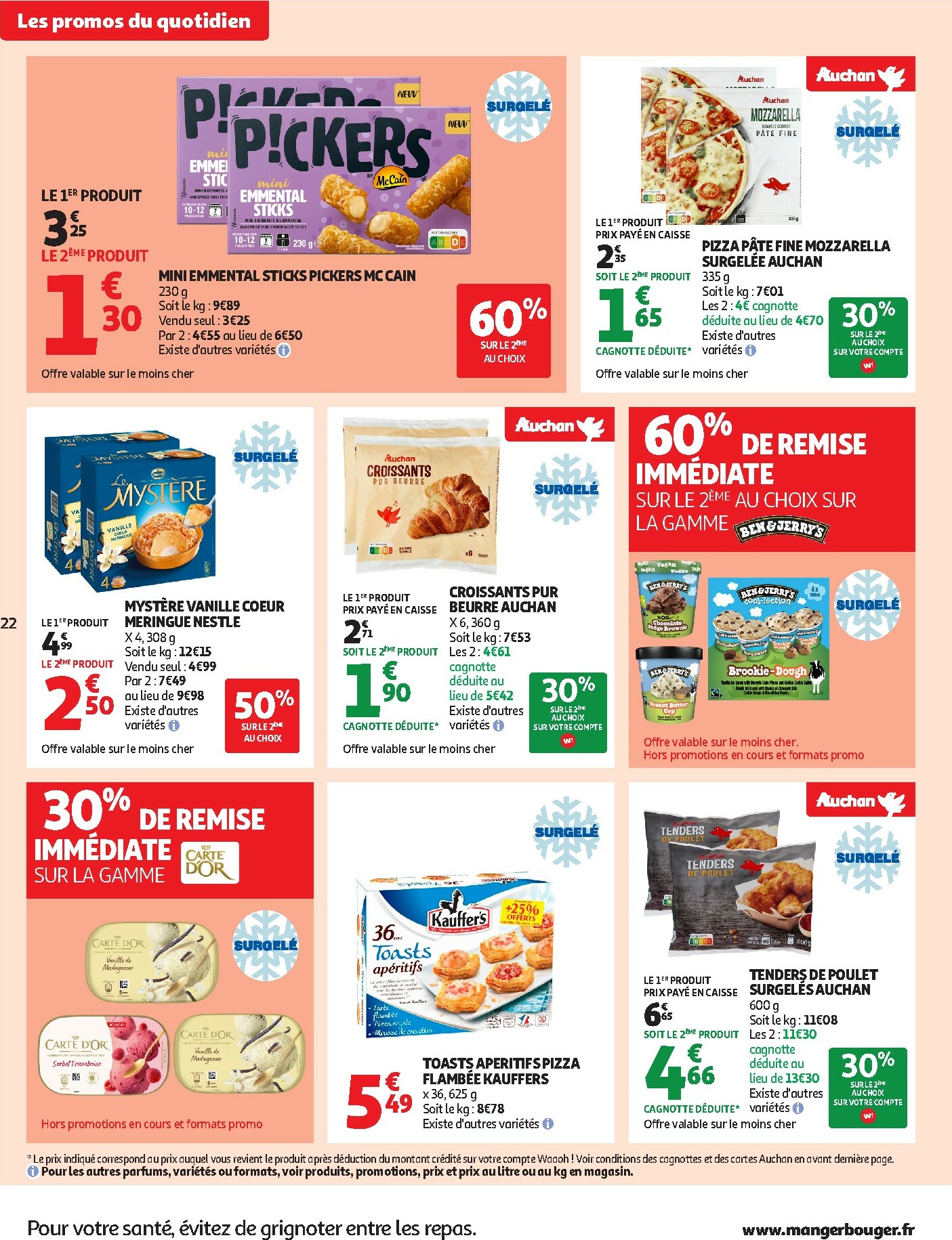 auchan - De Auchan Supermarché - Du fromage au bon prix folder geldig vanaf 26/12 t/m 31/12 - page: 22