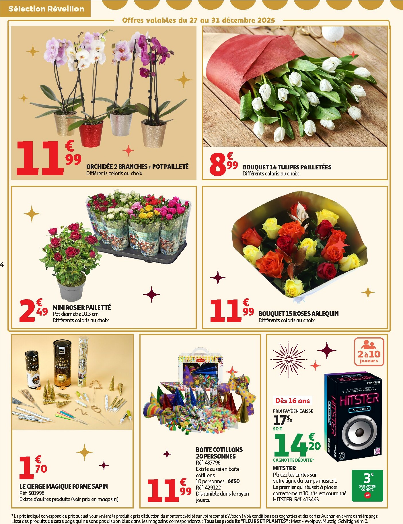 auchan - De Auchan Supermarché - Du fromage au bon prix folder geldig vanaf 26/12 t/m 31/12 - page: 4