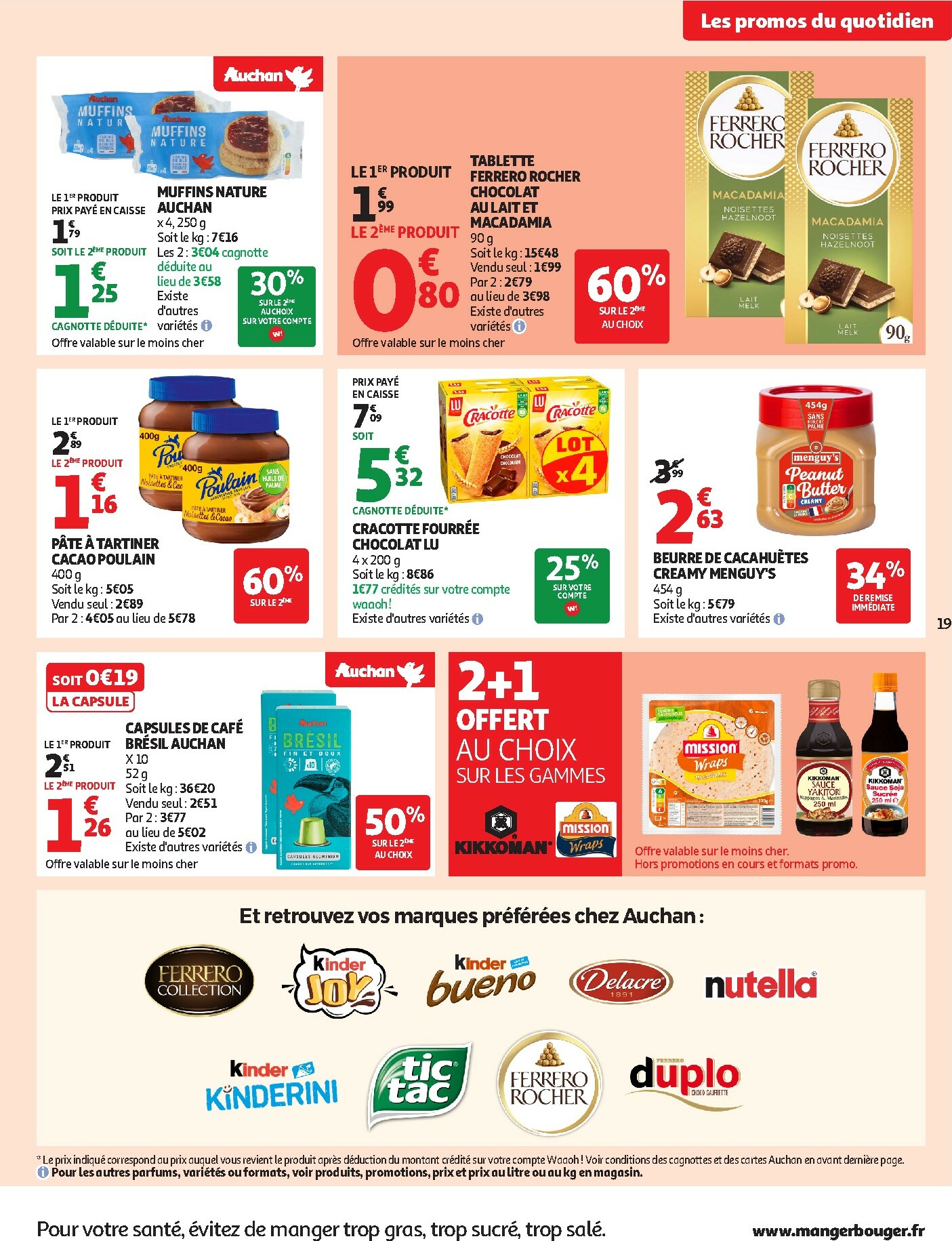 auchan - De Auchan Supermarché - Du fromage au bon prix folder geldig vanaf 26/12 t/m 31/12 - page: 19