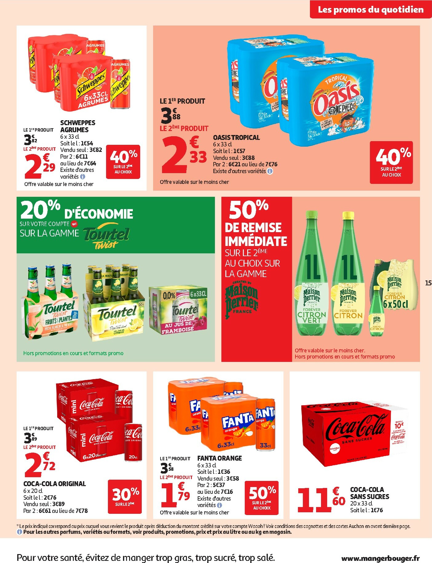 auchan - De Auchan Supermarché - Du fromage au bon prix folder geldig vanaf 26/12 t/m 31/12 - page: 15