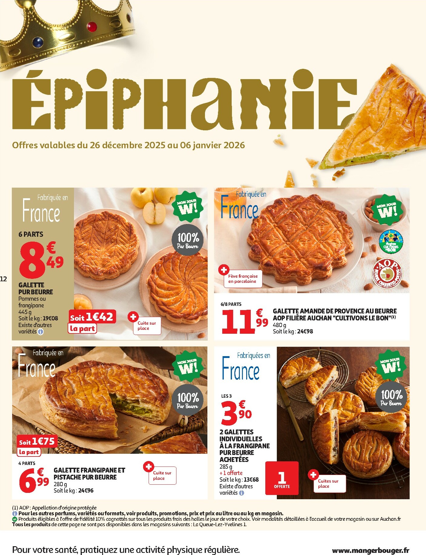 auchan - De Auchan Supermarché - Du fromage au bon prix folder geldig vanaf 26/12 t/m 31/12 - page: 12