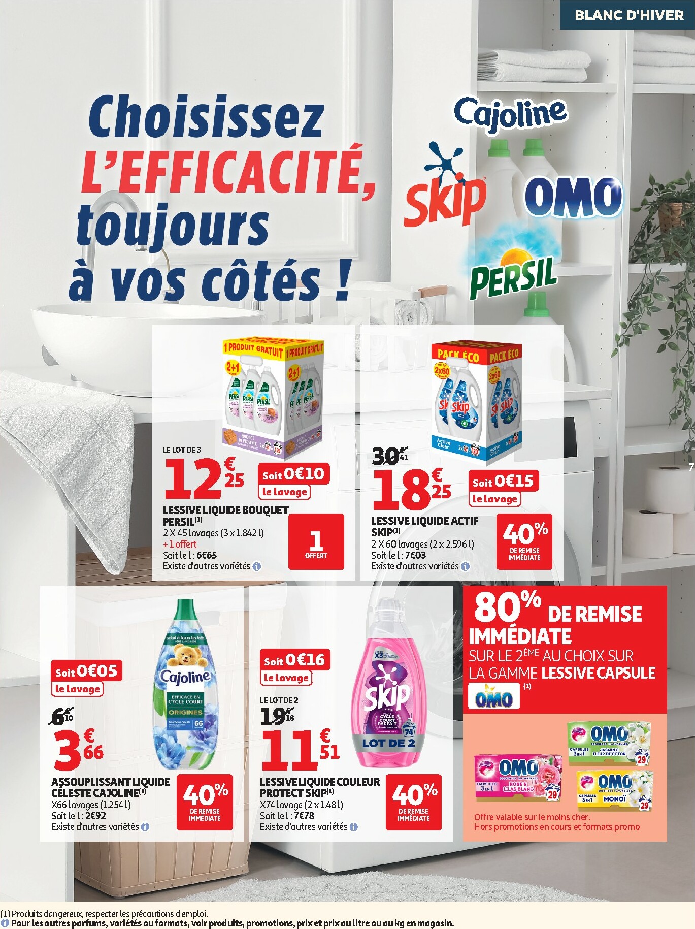 auchan - De Auchan - Blanc d'hiver supermarché folder geldig vanaf 26/12 t/m 06/01 - page: 7